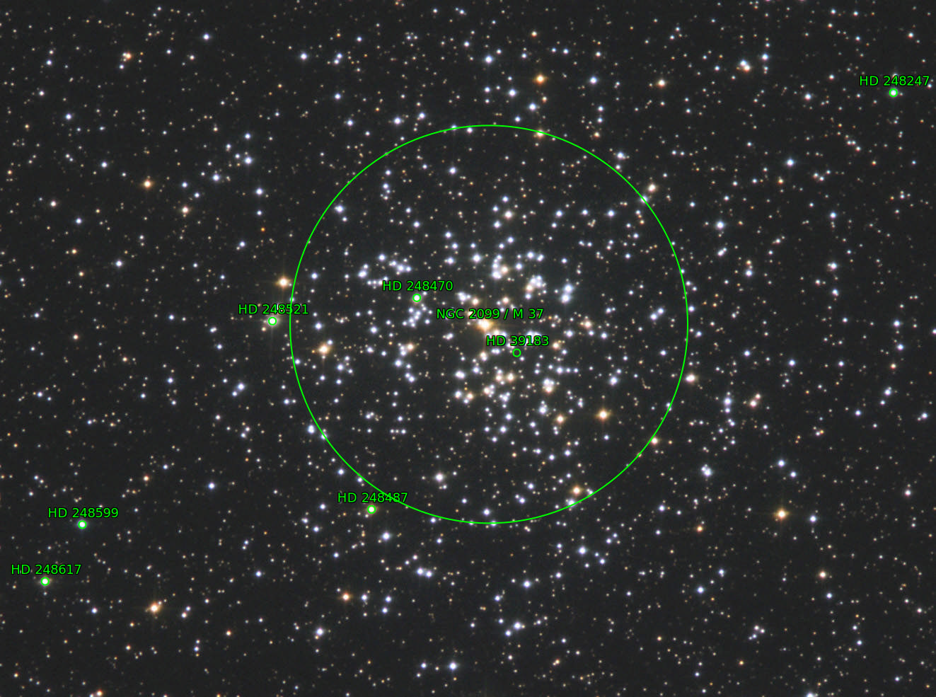 Sternkarten-Overlay (Astrometry.net)