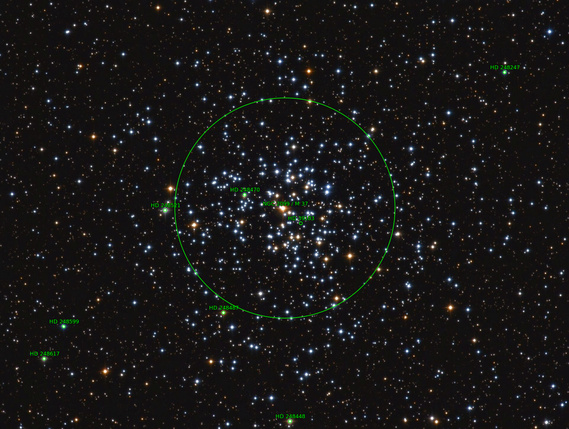 Sternkarten-Overlay (Astrometry.net)