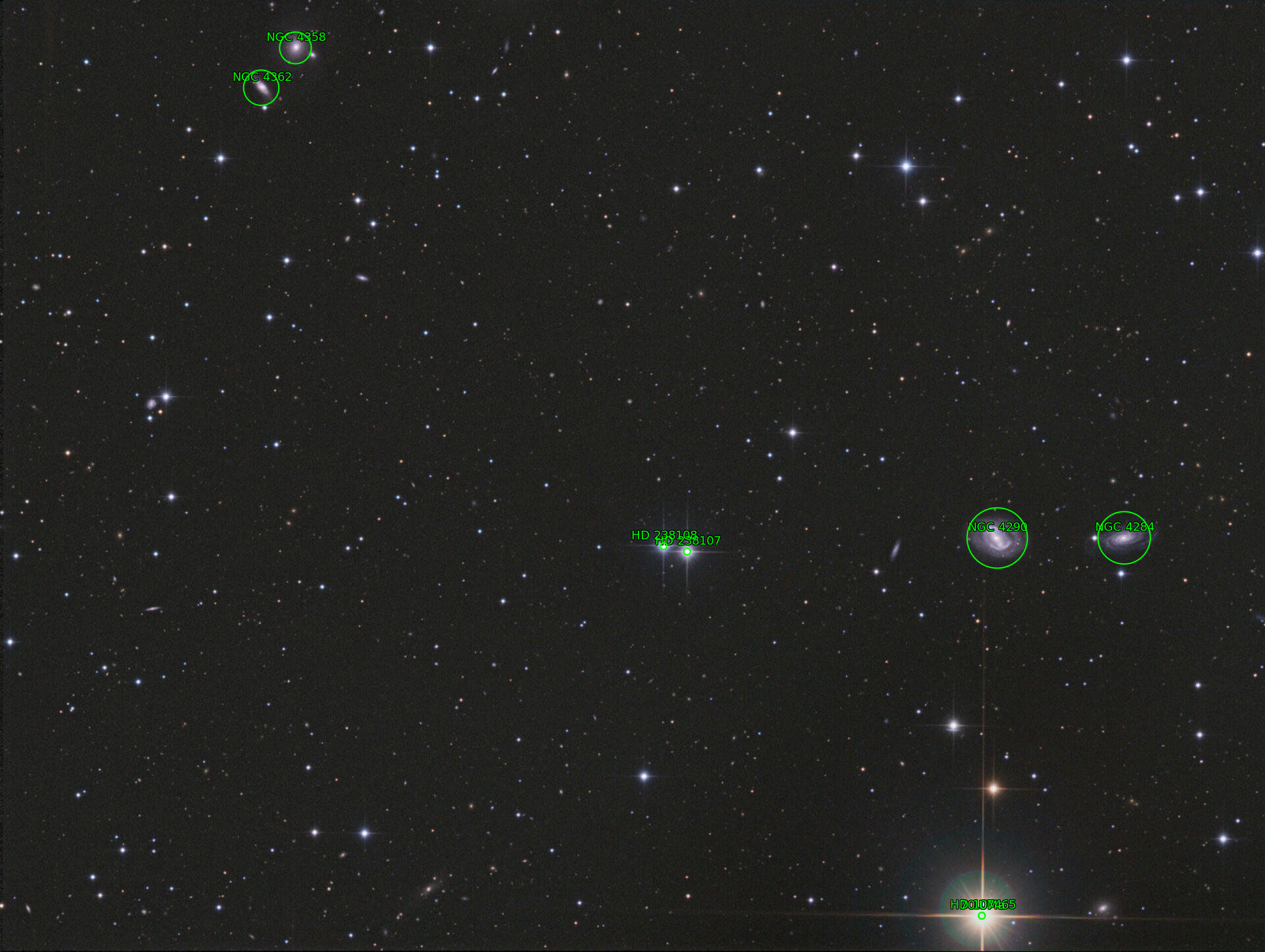 Sternkarten-Overlay (Astrometry.net)
