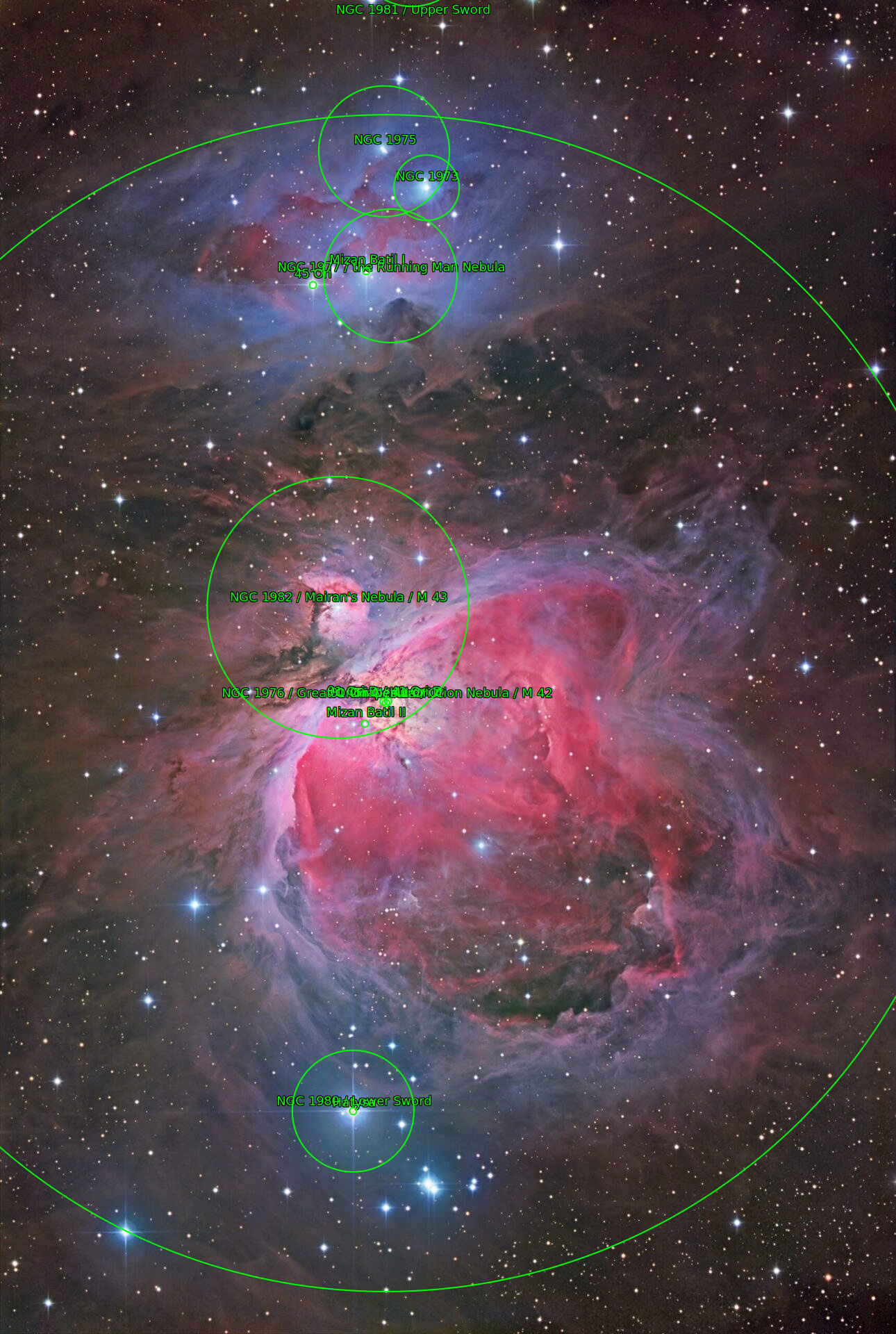Sternkarten-Overlay (Astrometry.net)