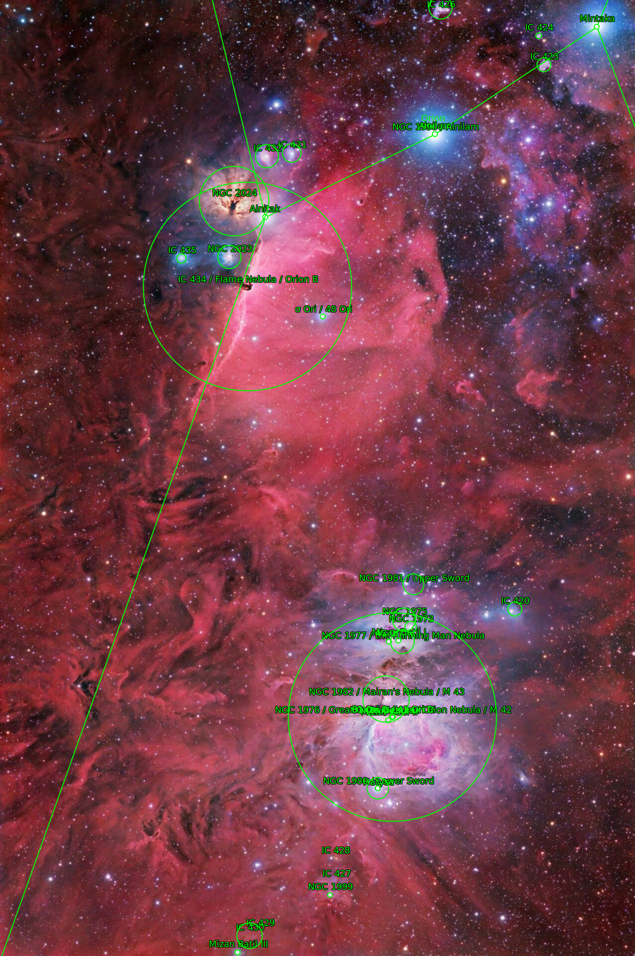 Sternkarten-Overlay (Astrometry.net)