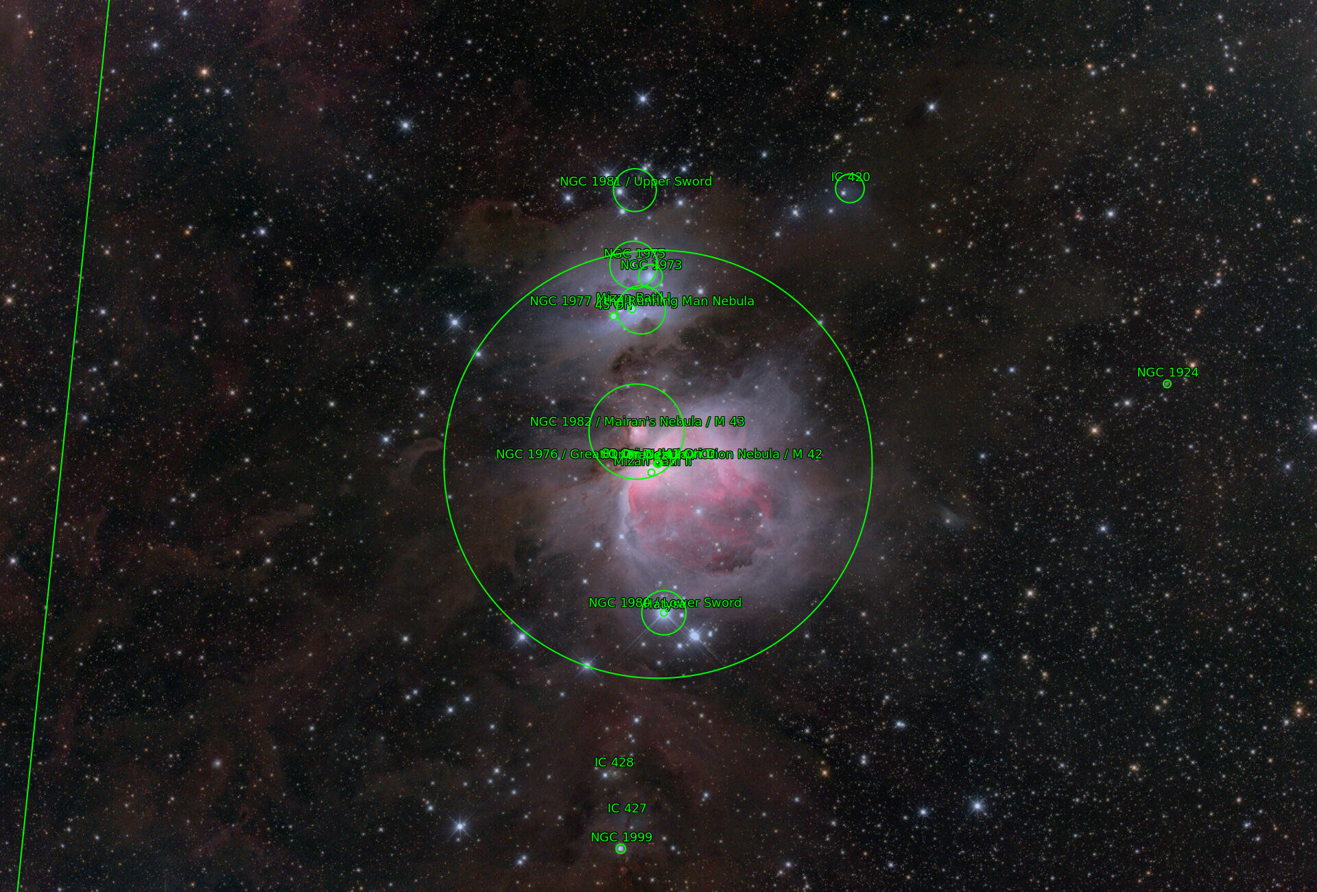 Sternkarten-Overlay (Astrometry.net)