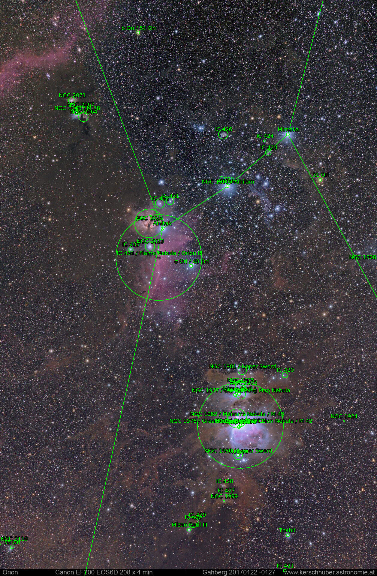 Sternkarten-Overlay (Astrometry.net)