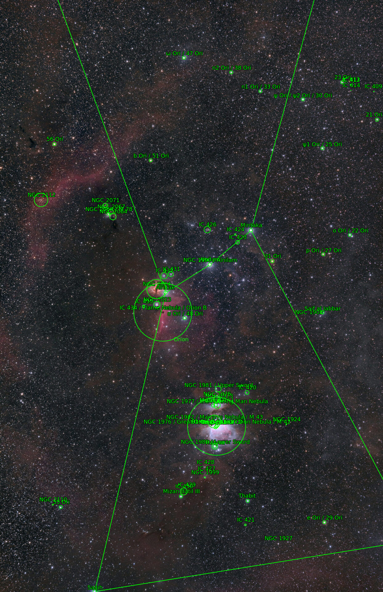 Sternkarten-Overlay (Astrometry.net)