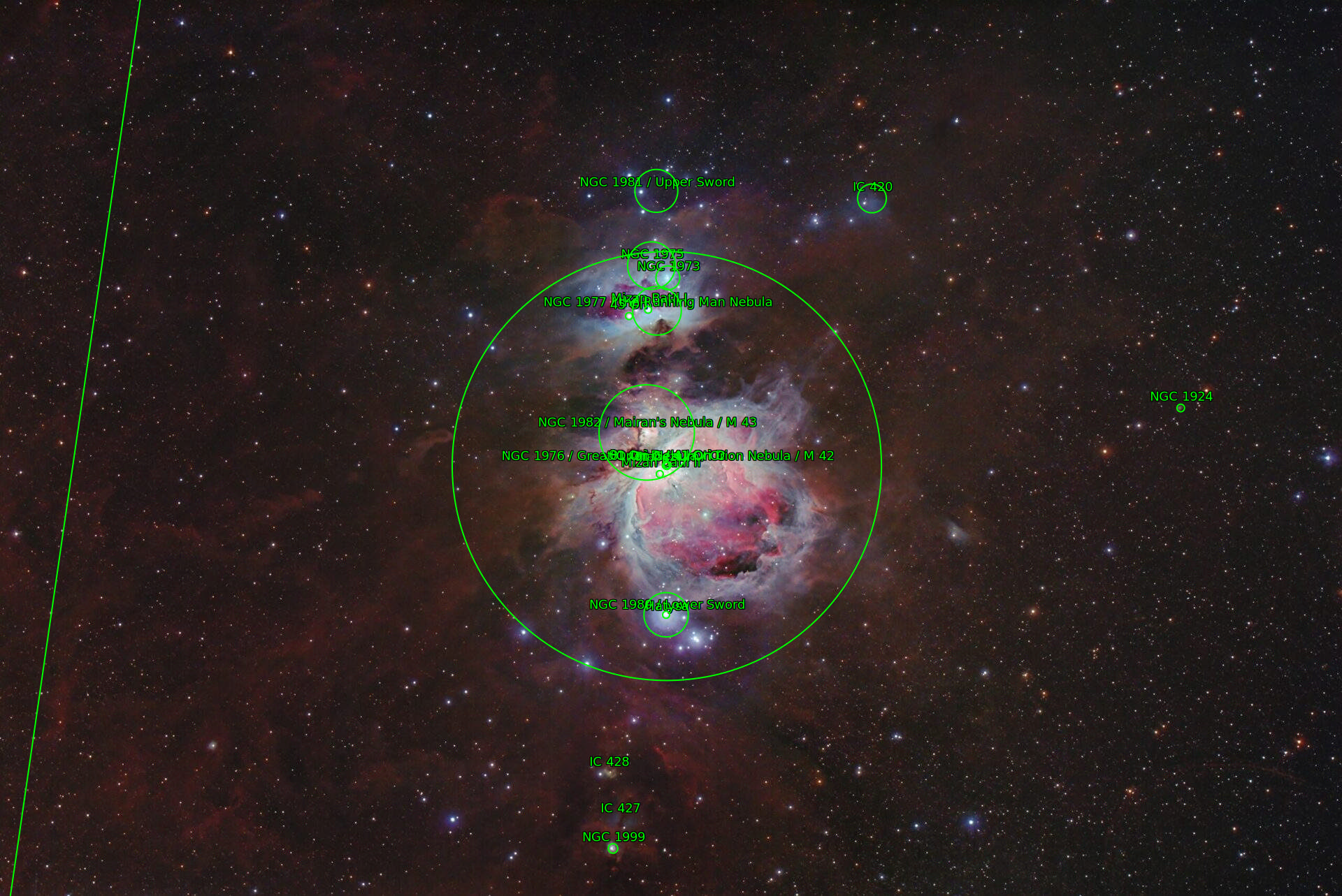 Sternkarten-Overlay (Astrometry.net)