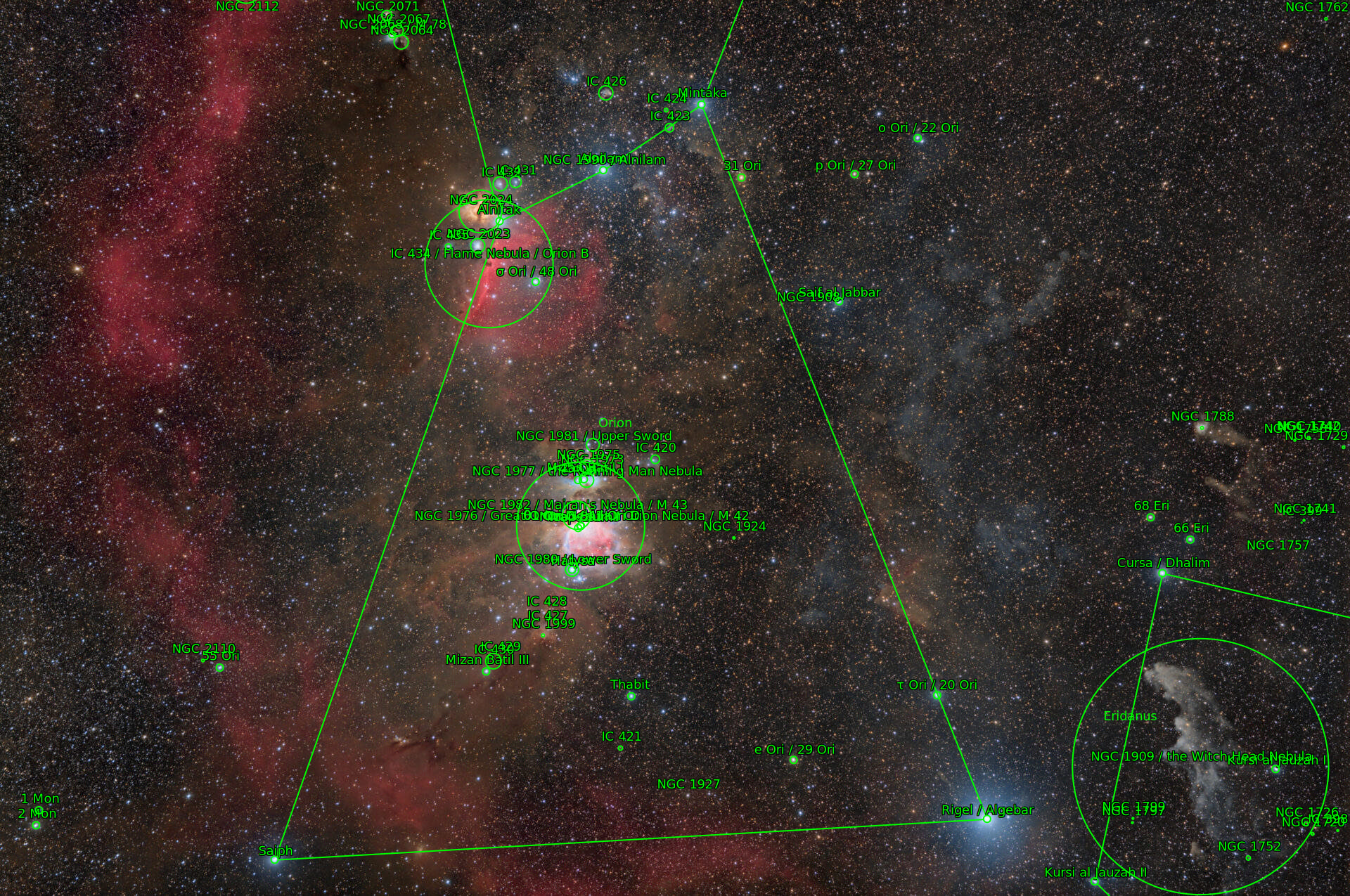 Sternkarten-Overlay (Astrometry.net)