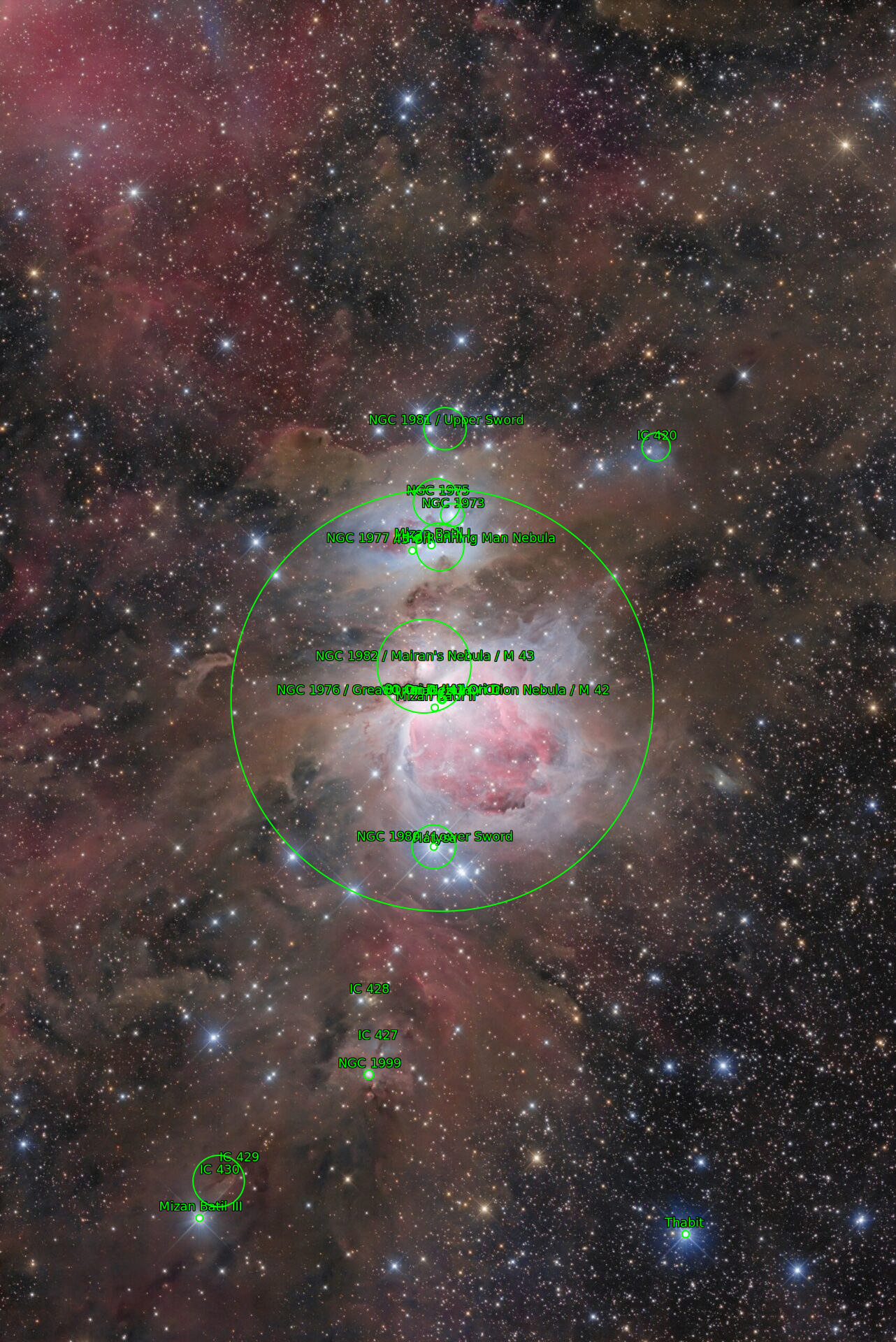 Sternkarten-Overlay (Astrometry.net)