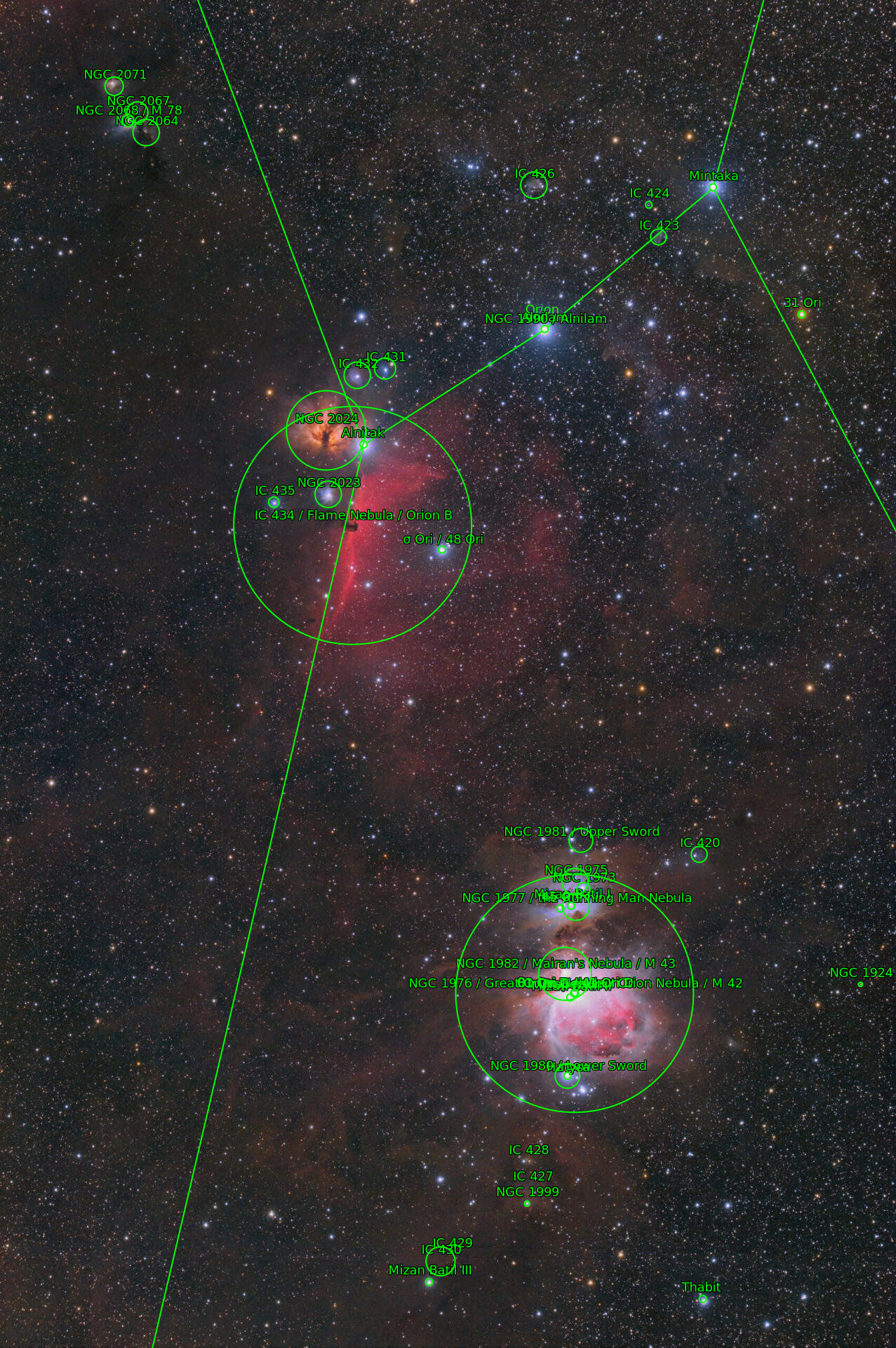 Sternkarten-Overlay (Astrometry.net)