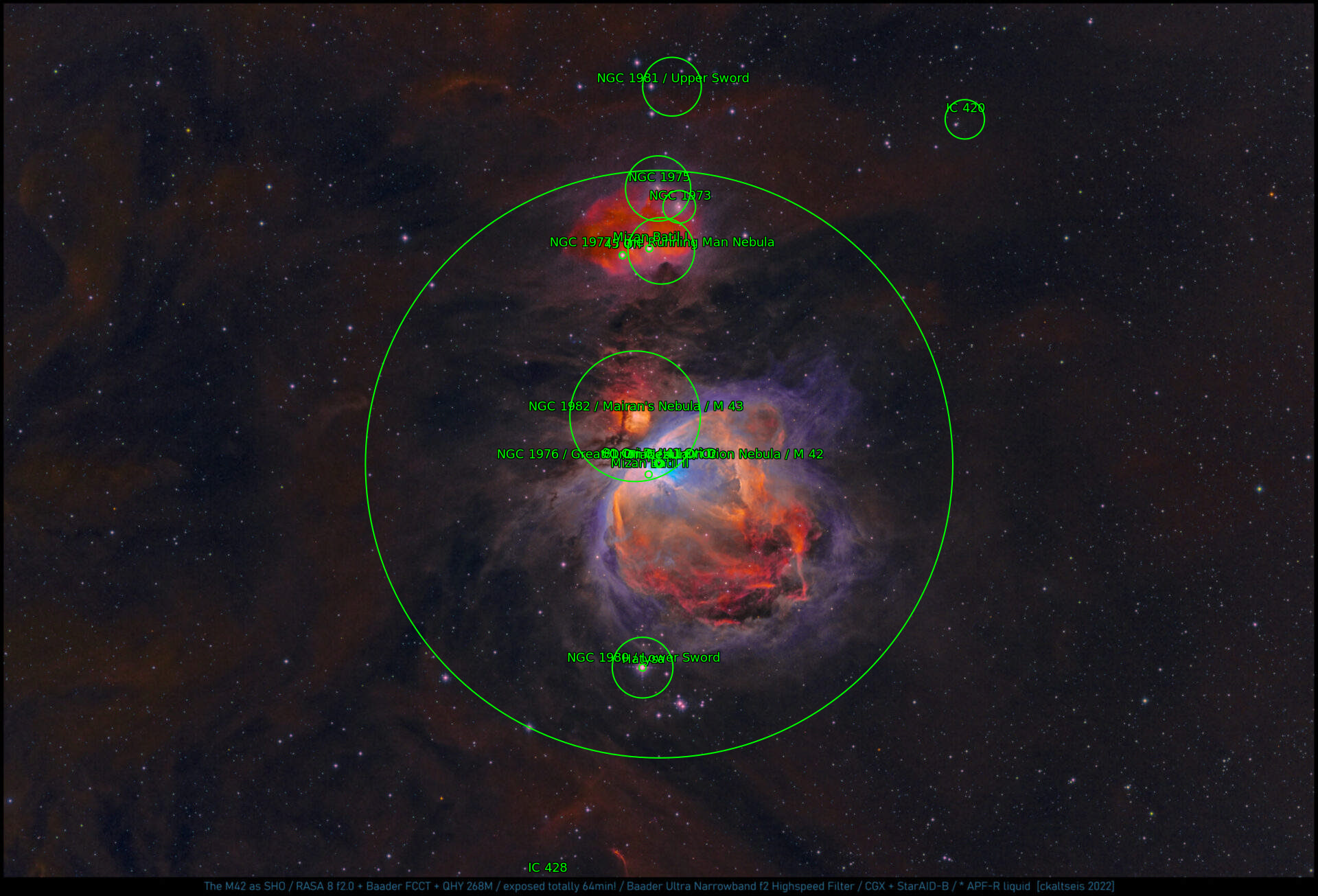 Sternkarten-Overlay (Astrometry.net)