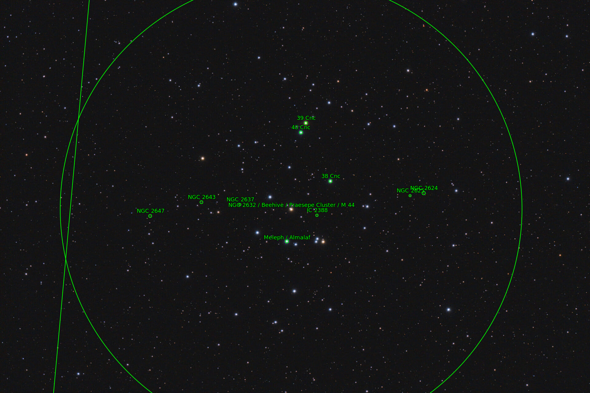 Sternkarten-Overlay (Astrometry.net)
