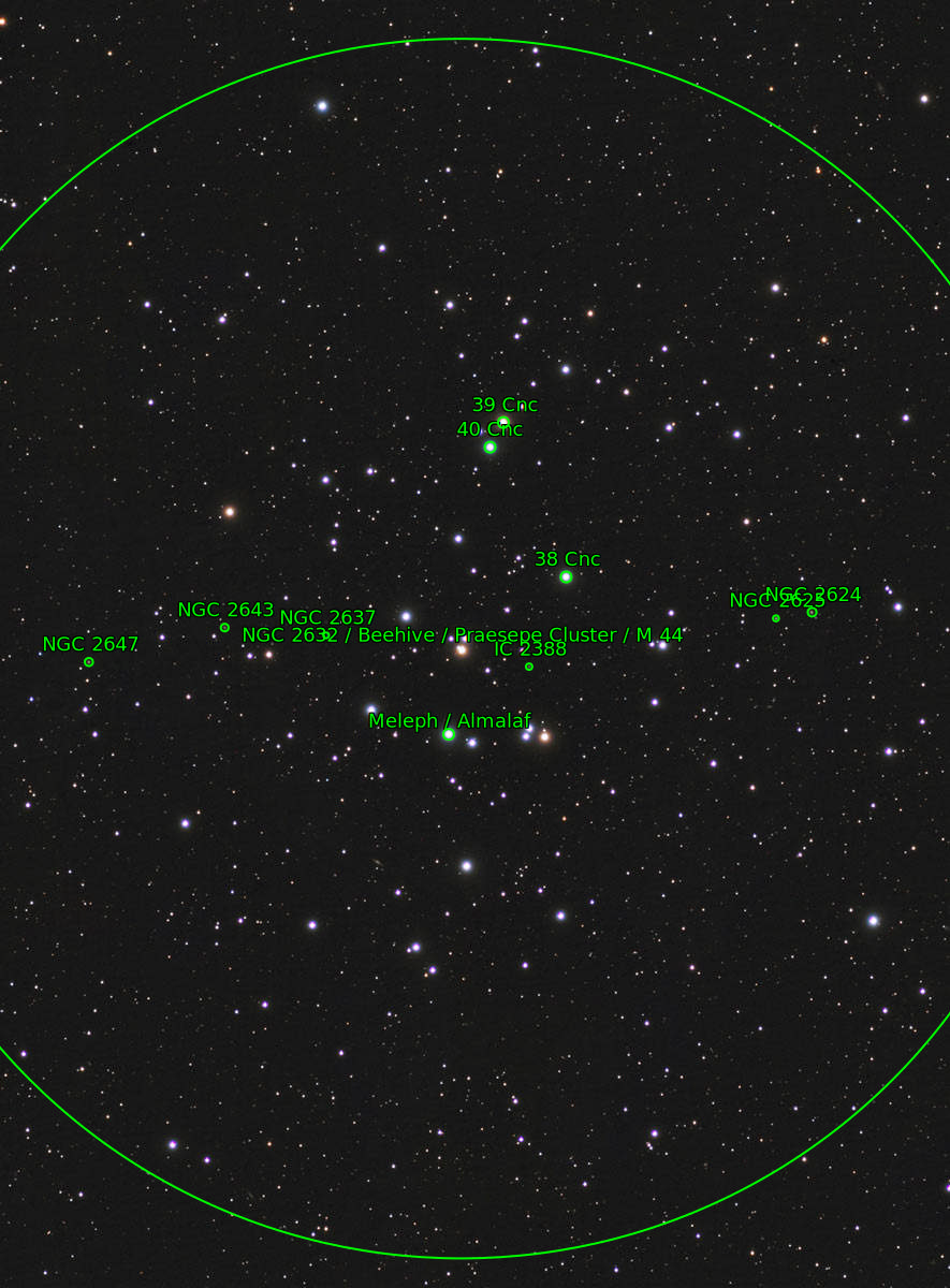 Sternkarten-Overlay (Astrometry.net)