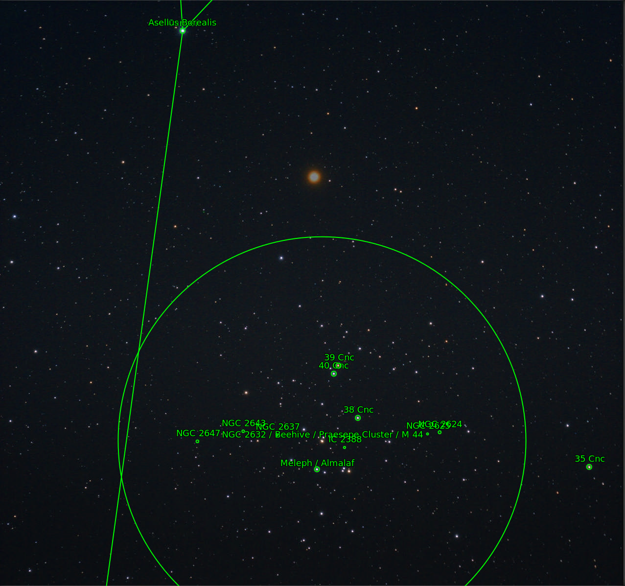 Sternkarten-Overlay (Astrometry.net)