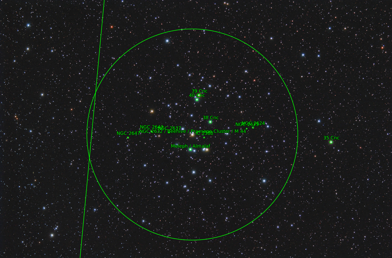 Sternkarten-Overlay (Astrometry.net)