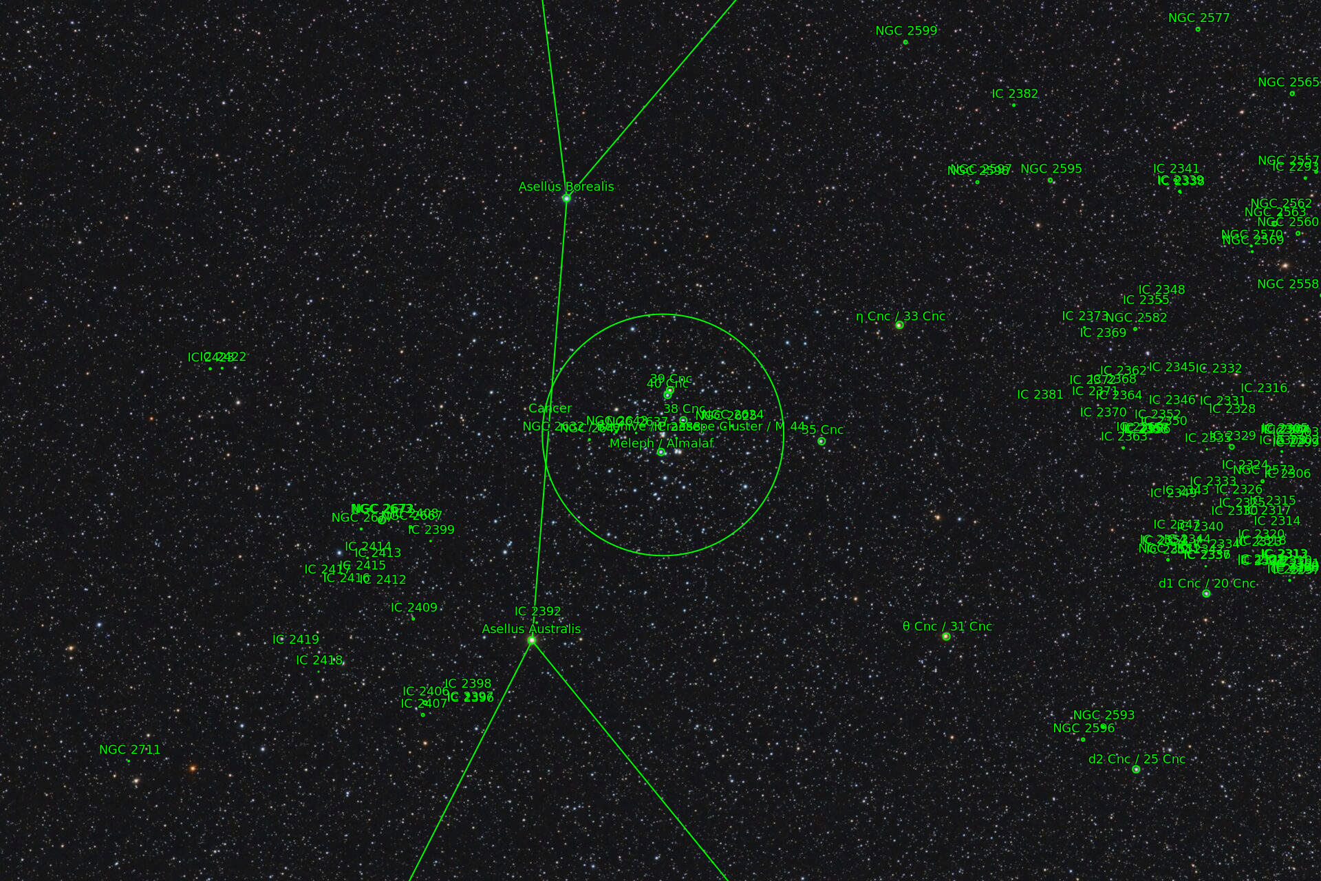 Sternkarten-Overlay (Astrometry.net)