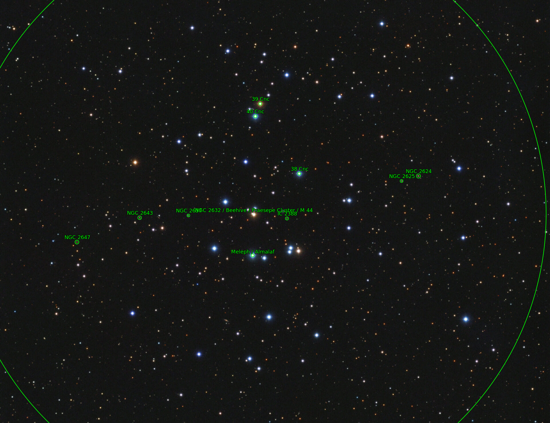 Sternkarten-Overlay (Astrometry.net)