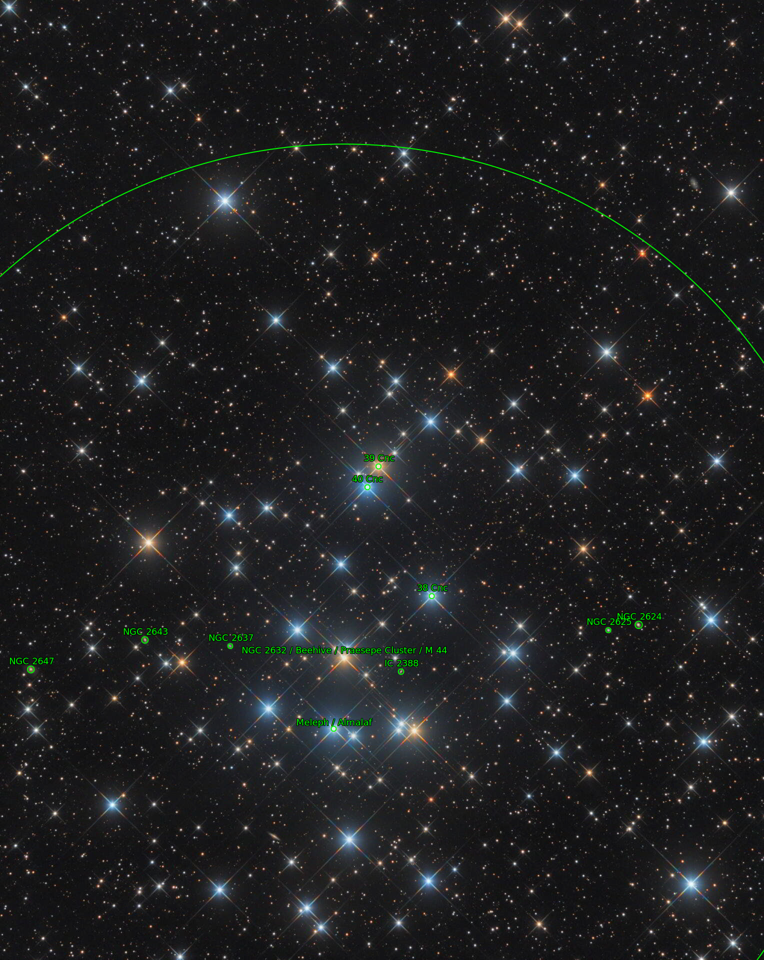 Sternkarten-Overlay (Astrometry.net)