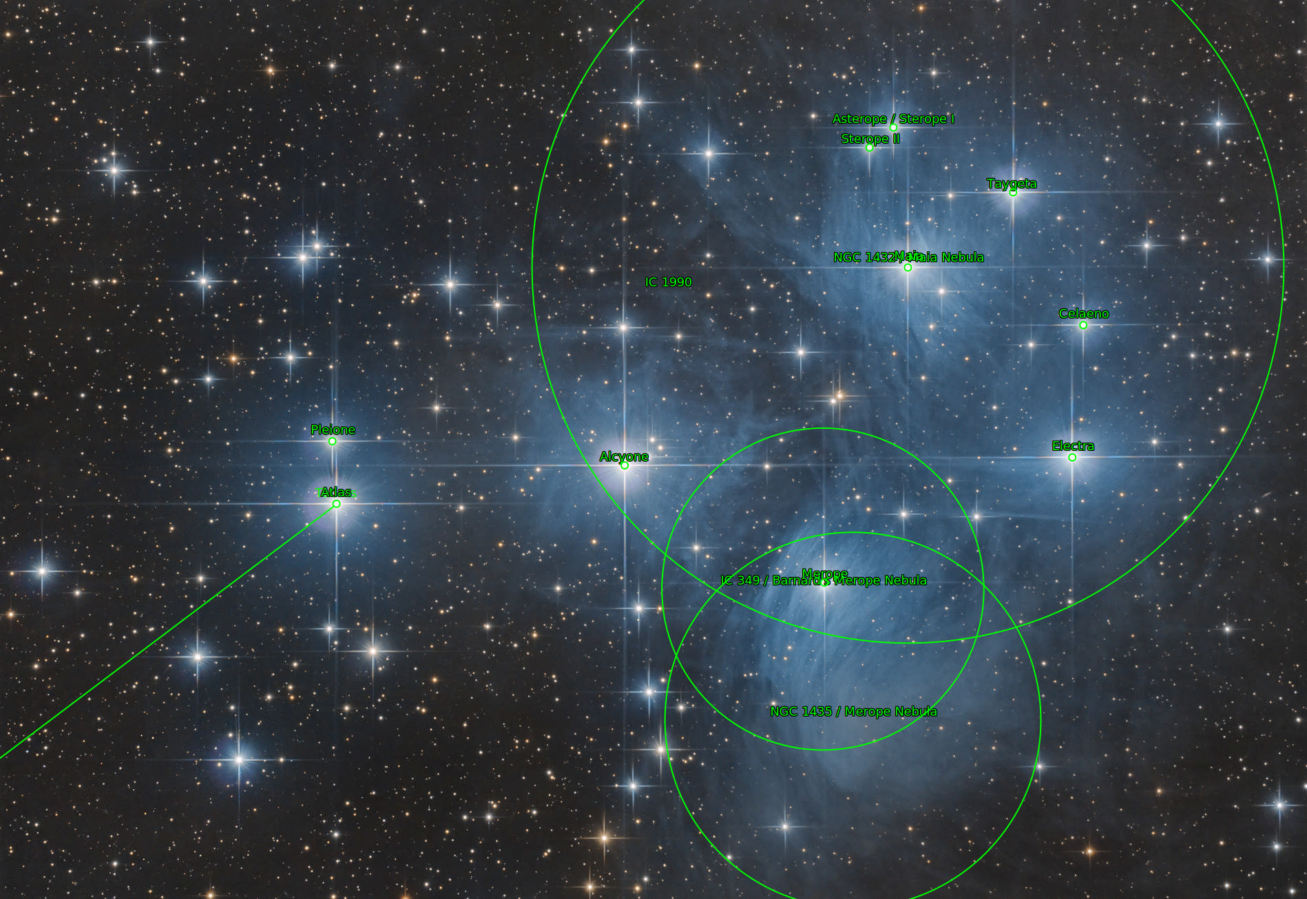Sternkarten-Overlay (Astrometry.net)