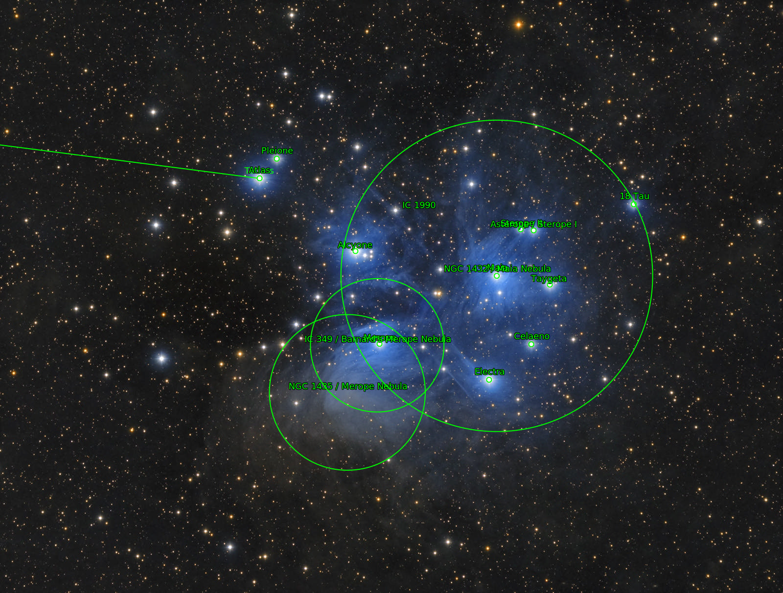 Sternkarten-Overlay (Astrometry.net)