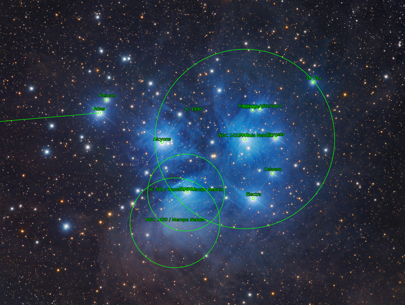 Sternkarten-Overlay (Astrometry.net)