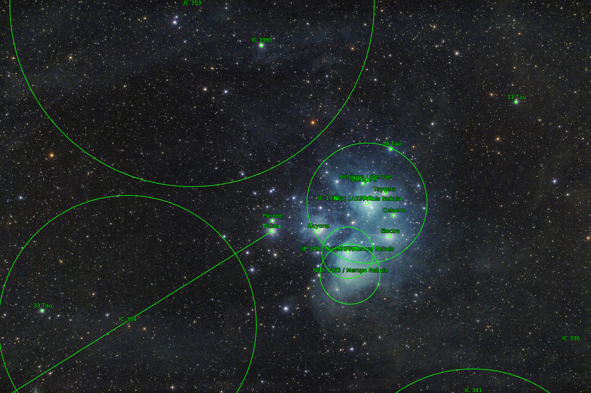 Sternkarten-Overlay (Astrometry.net)