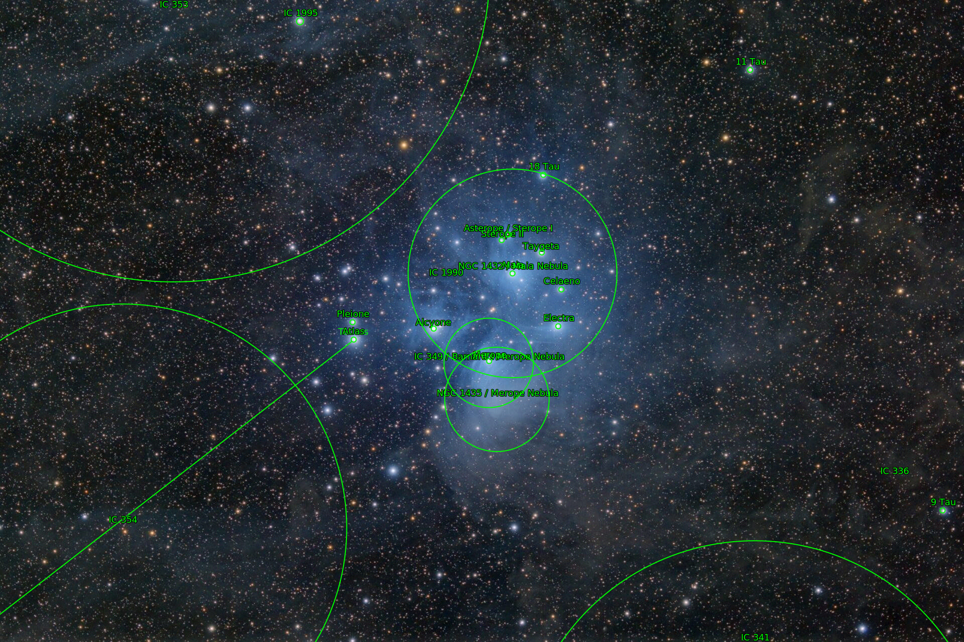 Sternkarten-Overlay (Astrometry.net)