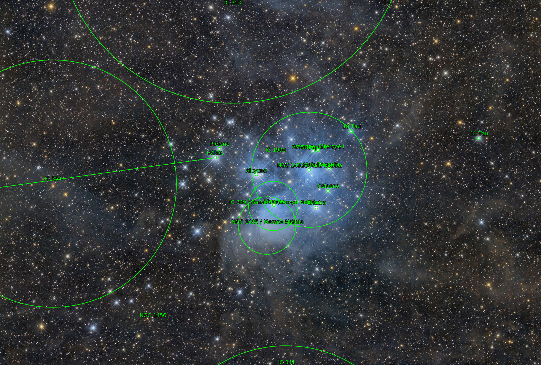 Sternkarten-Overlay (Astrometry.net)