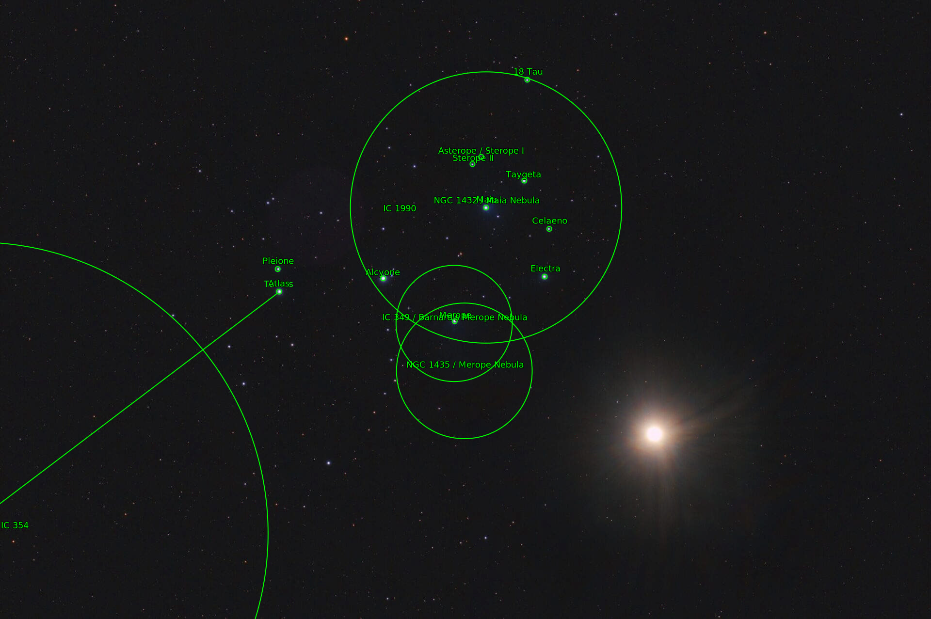 Sternkarten-Overlay (Astrometry.net)
