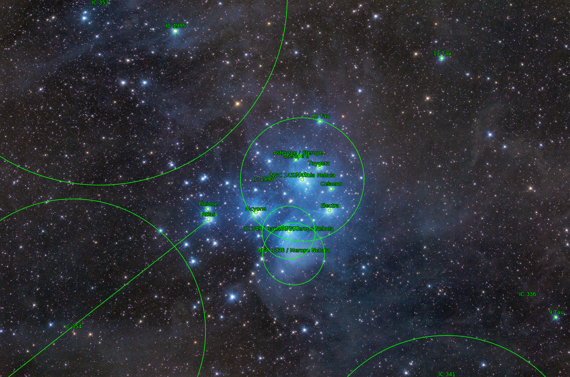 Sternkarten-Overlay (Astrometry.net)