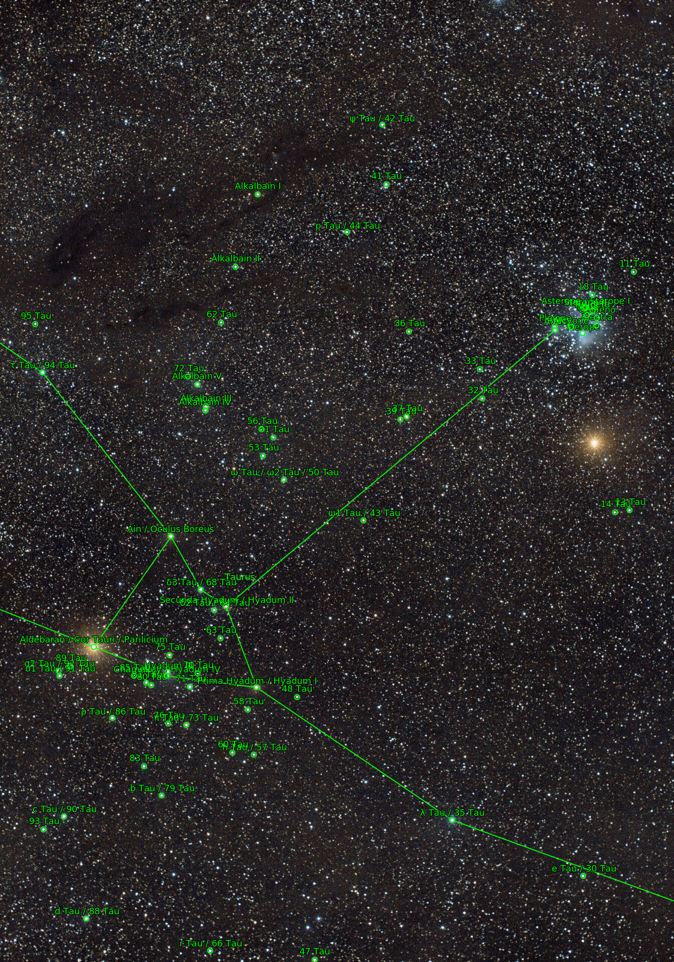 Sternkarten-Overlay (Astrometry.net)