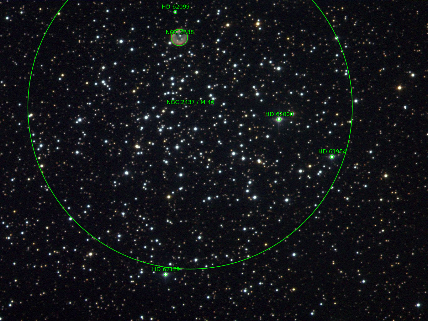 Sternkarten-Overlay (Astrometry.net)