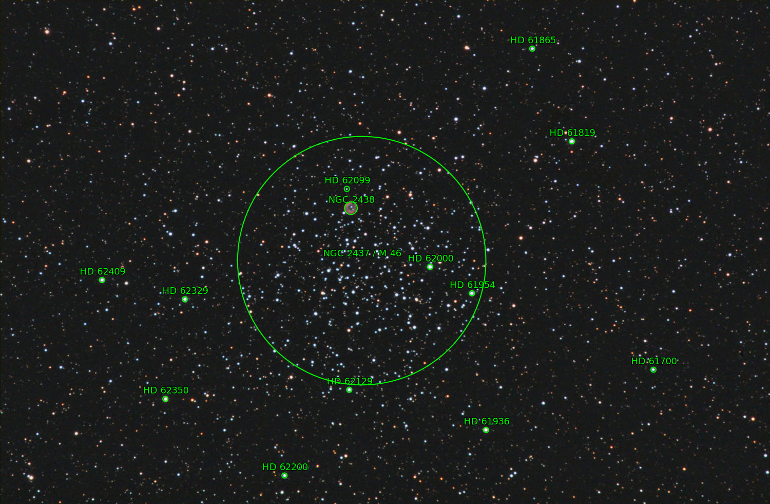 Sternkarten-Overlay (Astrometry.net)