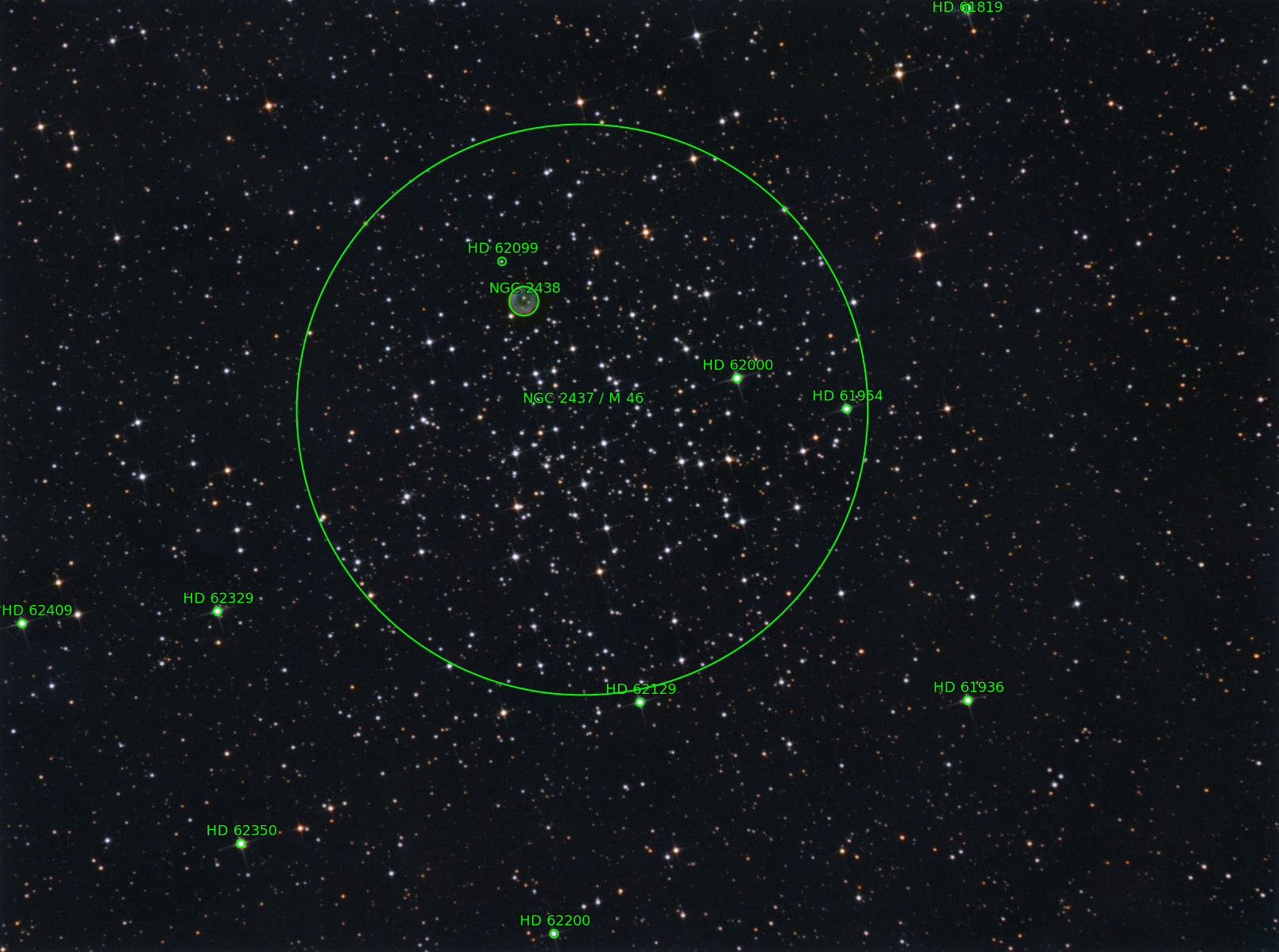 Sternkarten-Overlay (Astrometry.net)