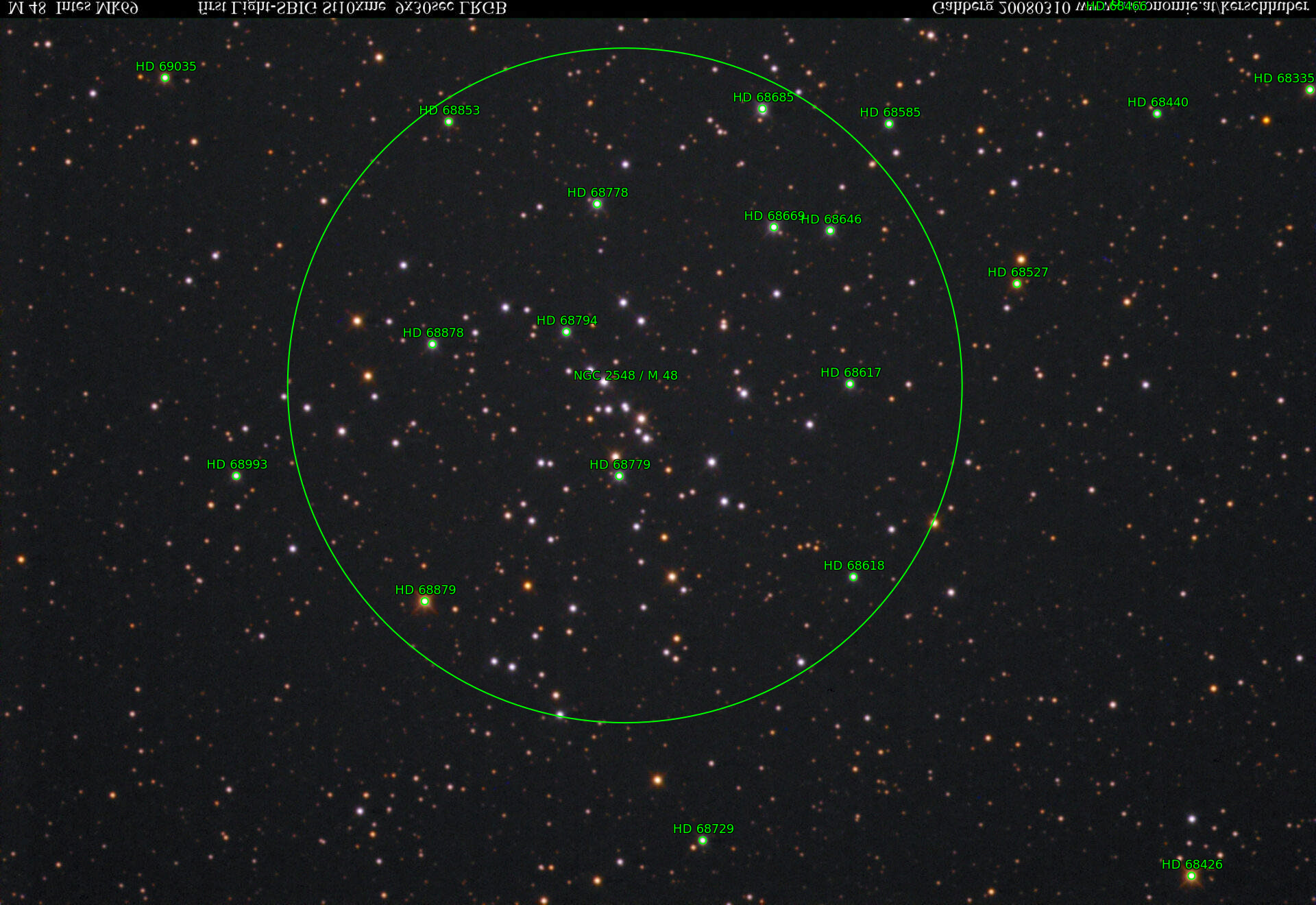 Sternkarten-Overlay (Astrometry.net)