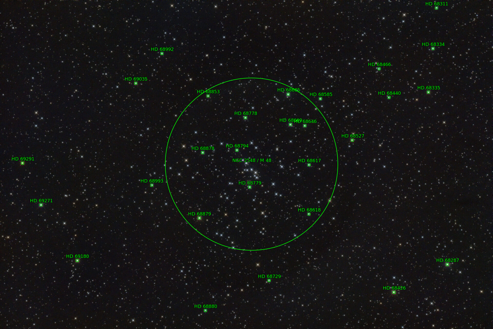 Sternkarten-Overlay (Astrometry.net)