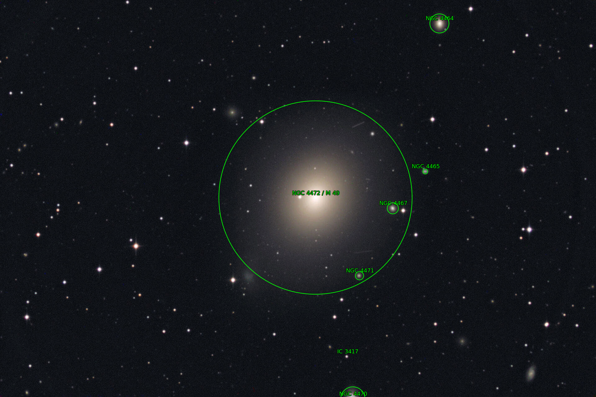 Sternkarten-Overlay (Astrometry.net)