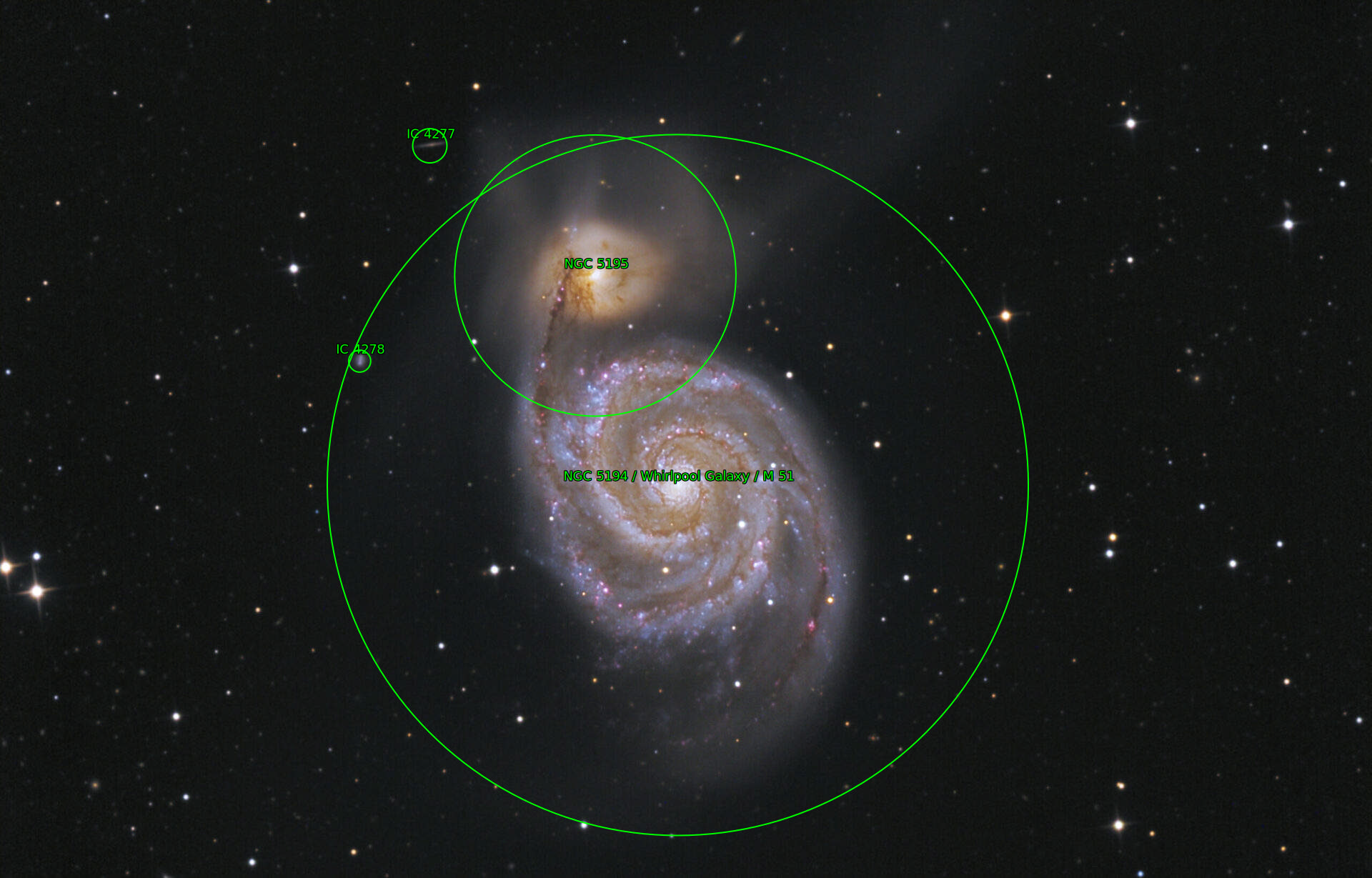 Sternkarten-Overlay (Astrometry.net)
