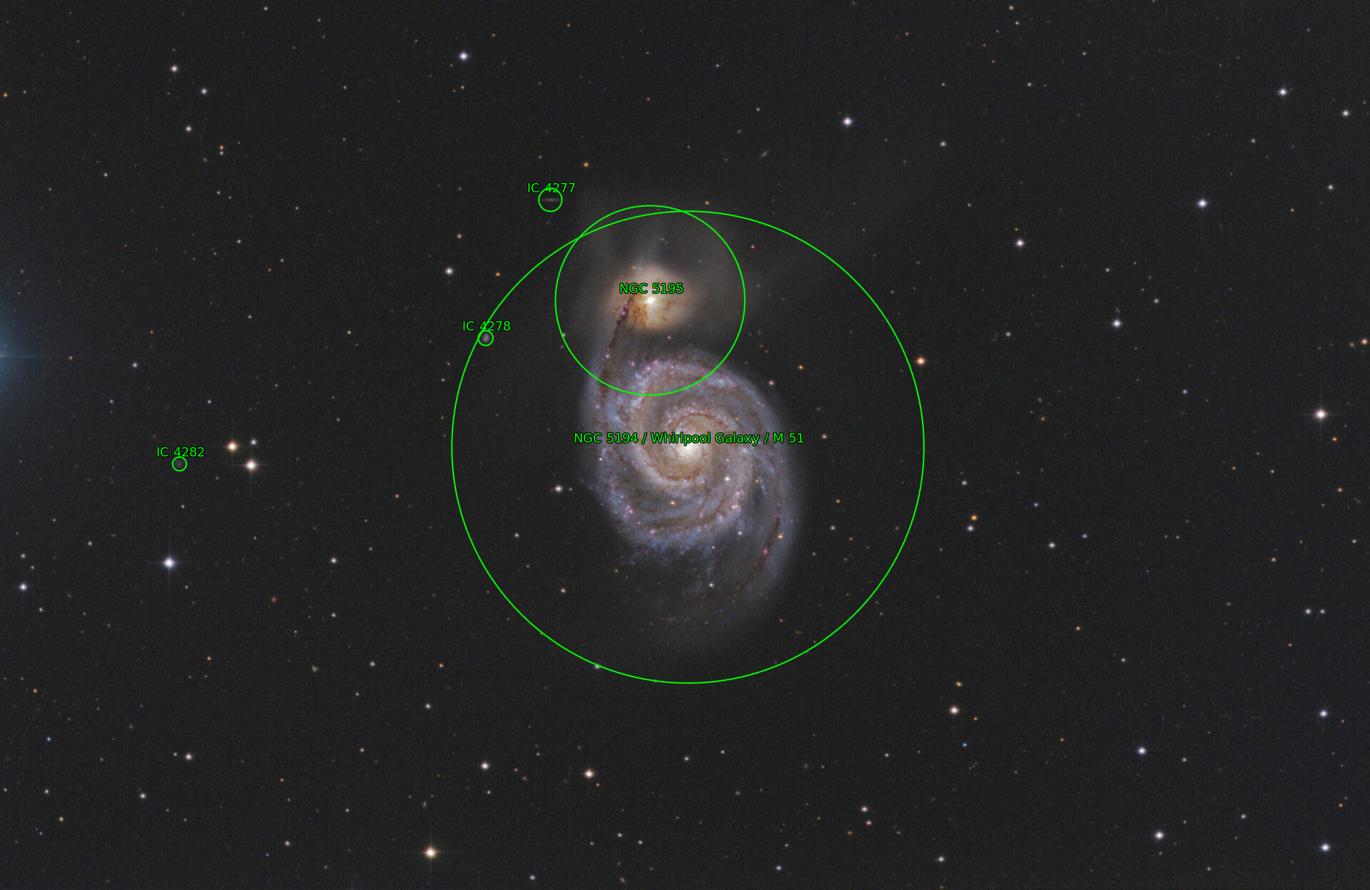 Sternkarten-Overlay (Astrometry.net)