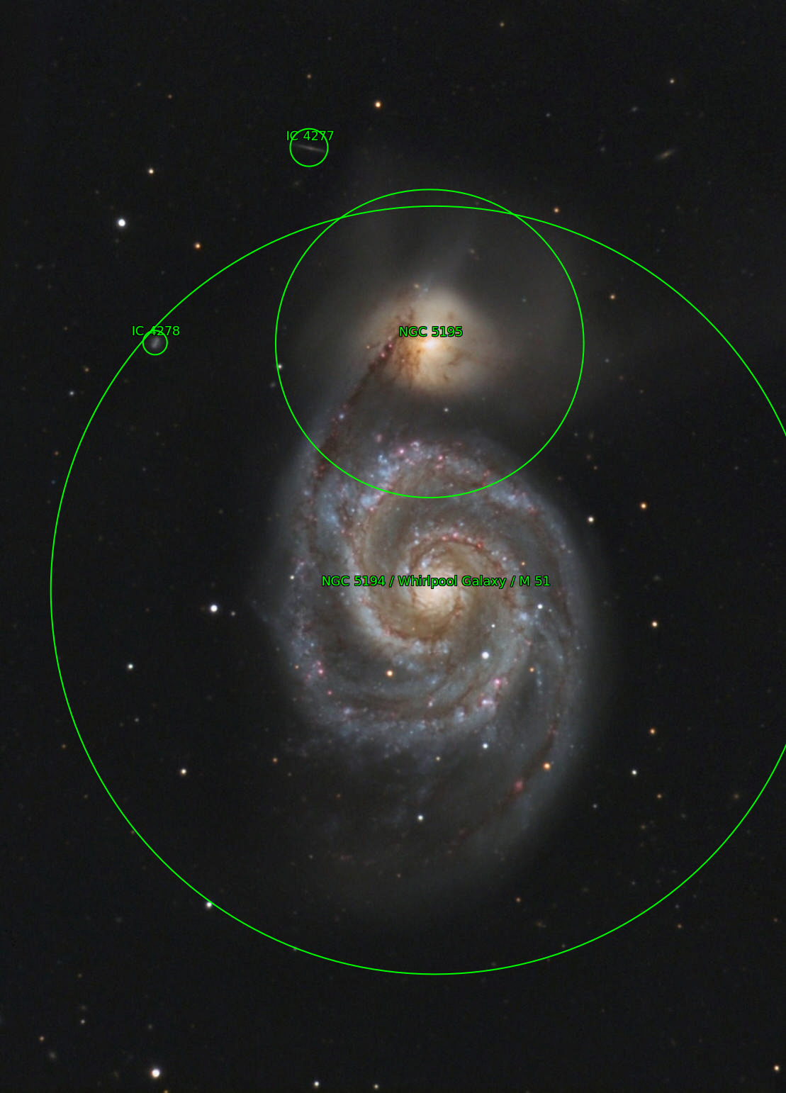 Sternkarten-Overlay (Astrometry.net)