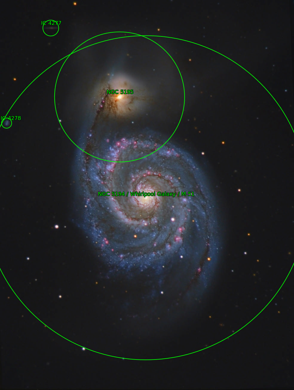 Sternkarten-Overlay (Astrometry.net)
