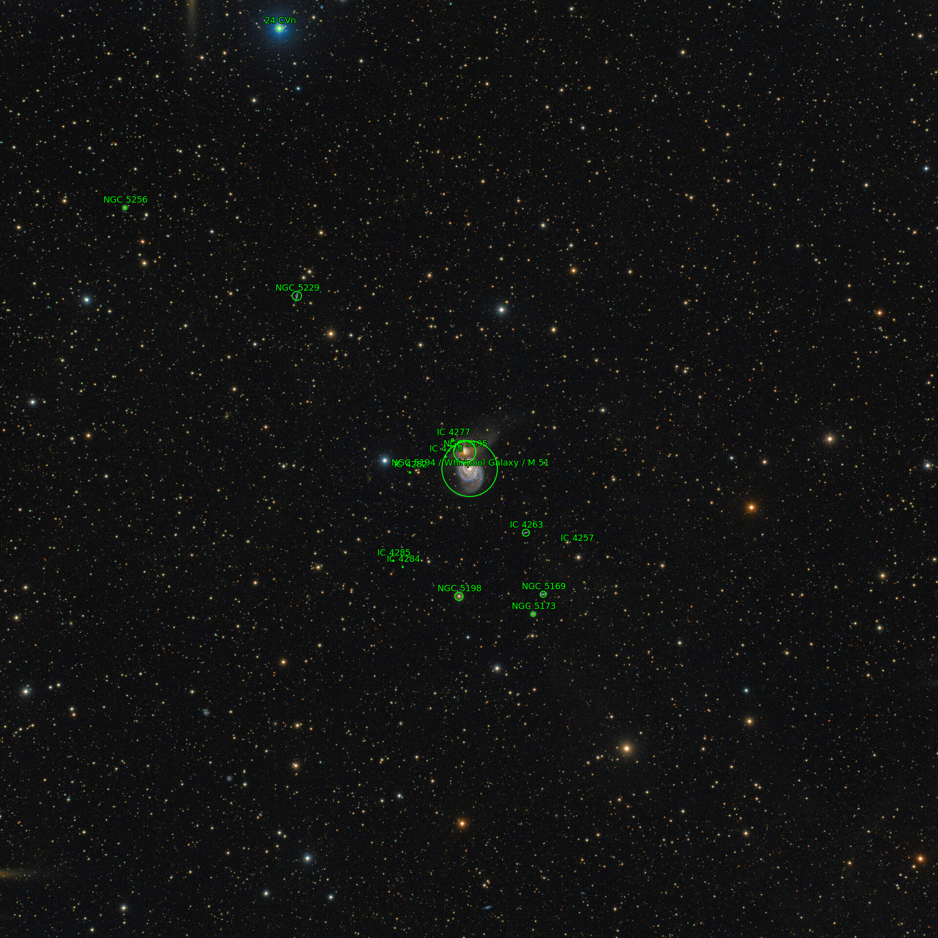 Sternkarten-Overlay (Astrometry.net)