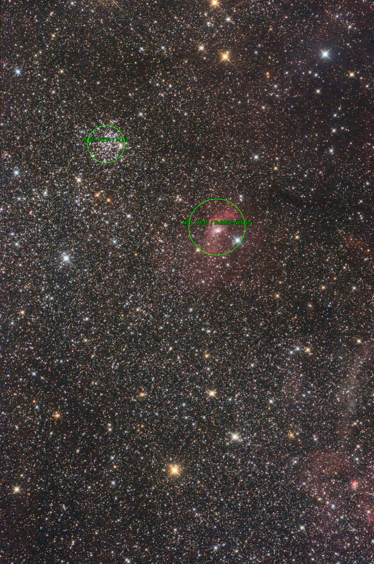 Sternkarten-Overlay (Astrometry.net)