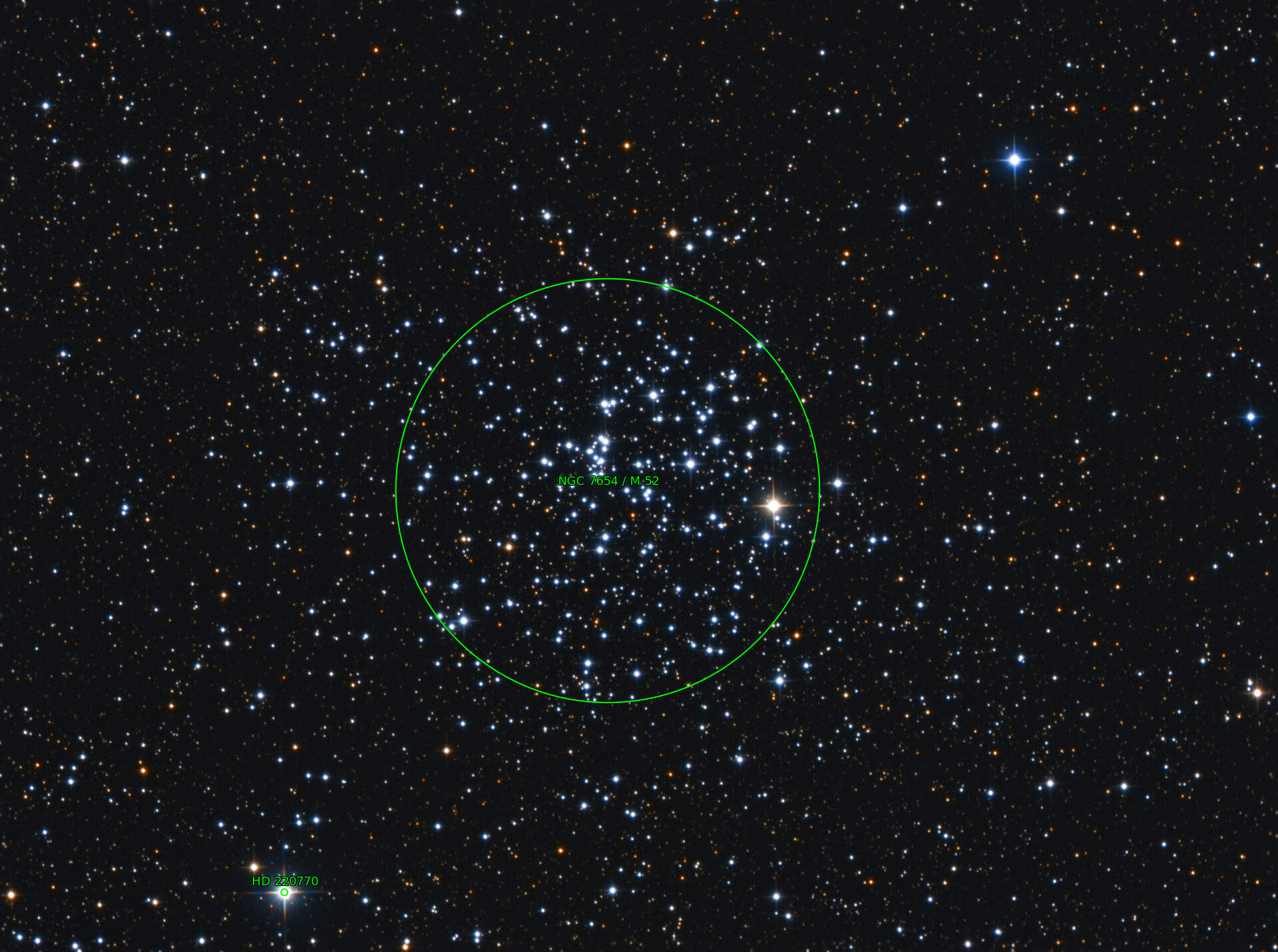 Sternkarten-Overlay (Astrometry.net)
