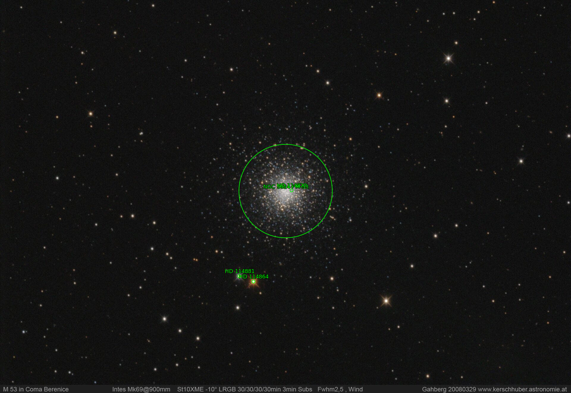 Sternkarten-Overlay (Astrometry.net)