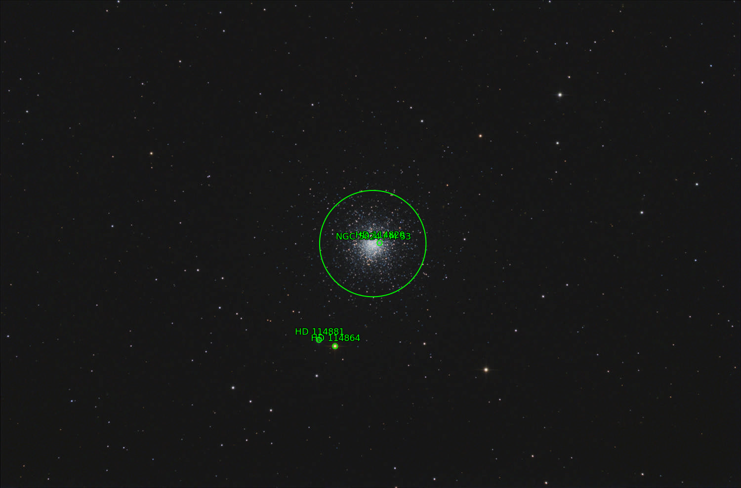 Sternkarten-Overlay (Astrometry.net)