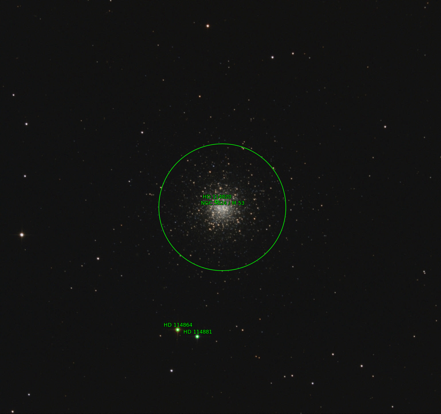 Sternkarten-Overlay (Astrometry.net)