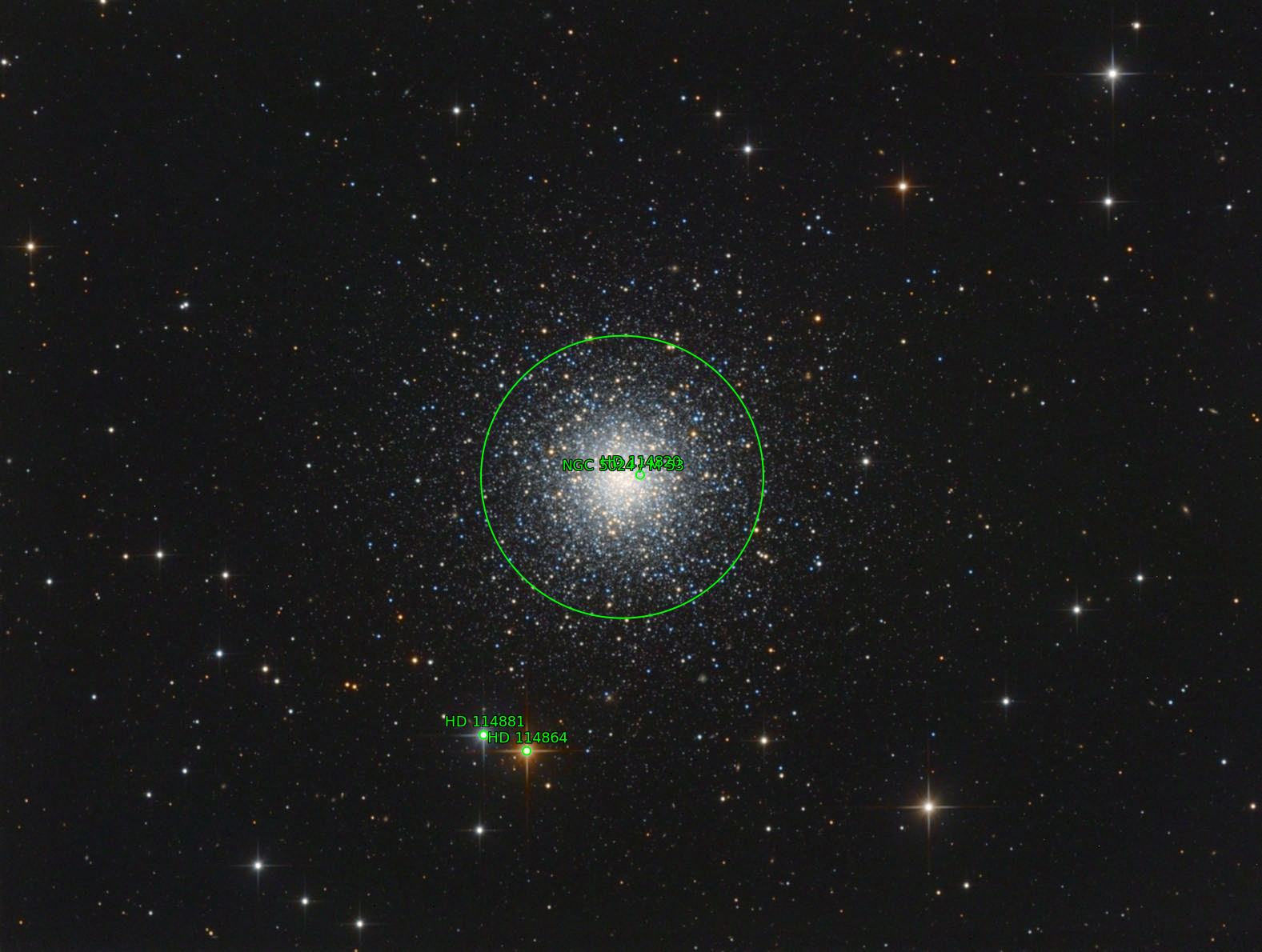 Sternkarten-Overlay (Astrometry.net)