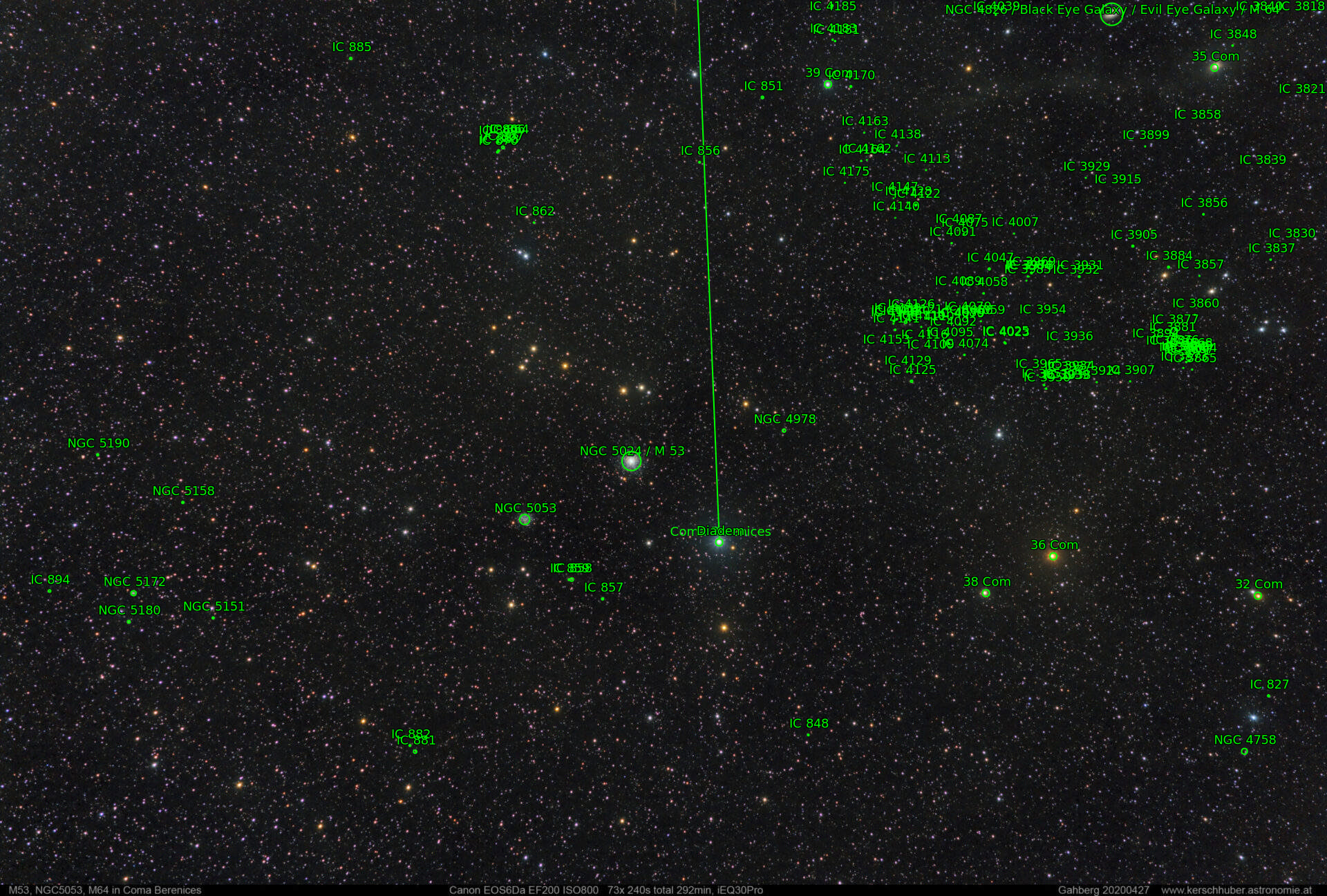 Sternkarten-Overlay (Astrometry.net)