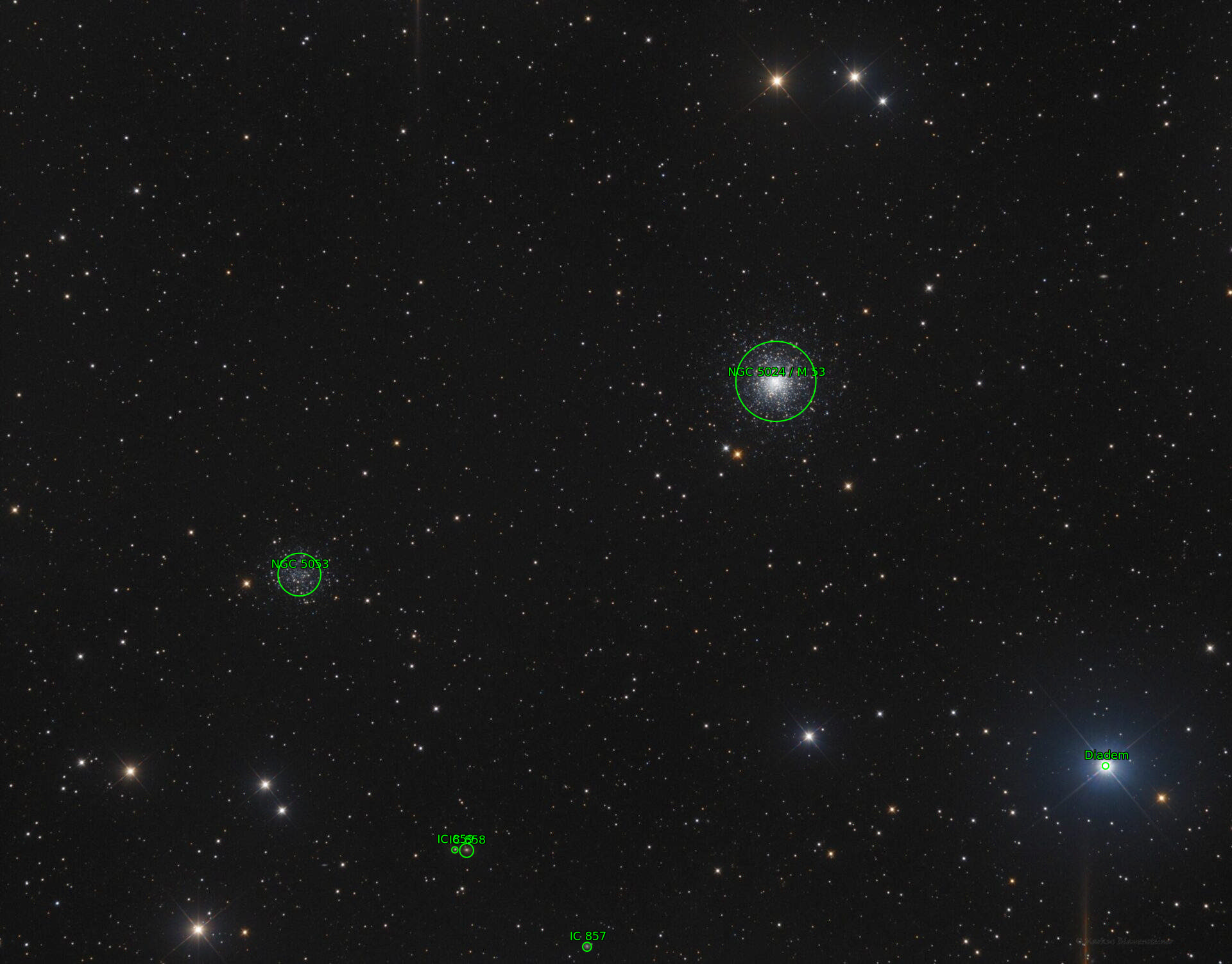Sternkarten-Overlay (Astrometry.net)