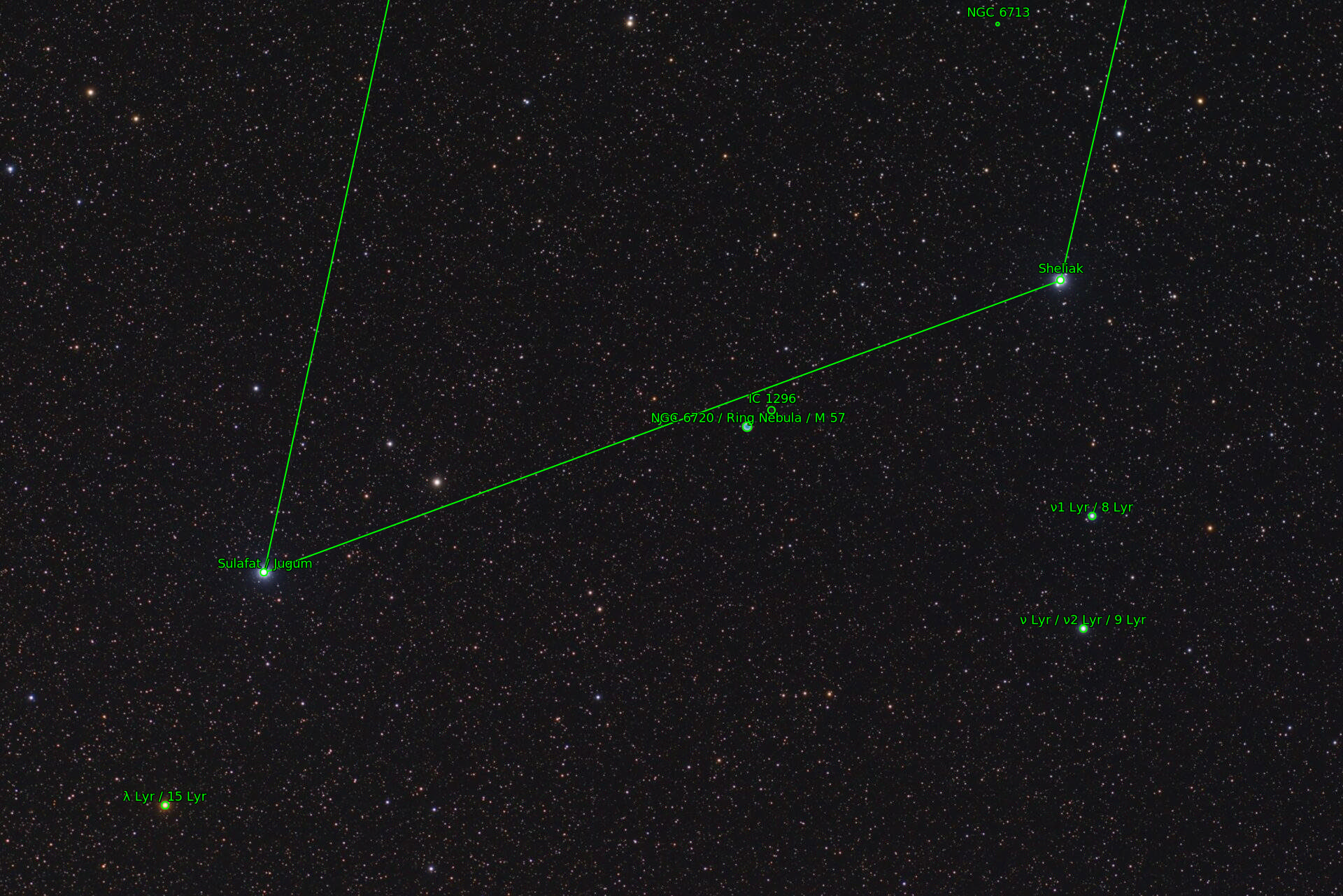 Sternkarten-Overlay (Astrometry.net)