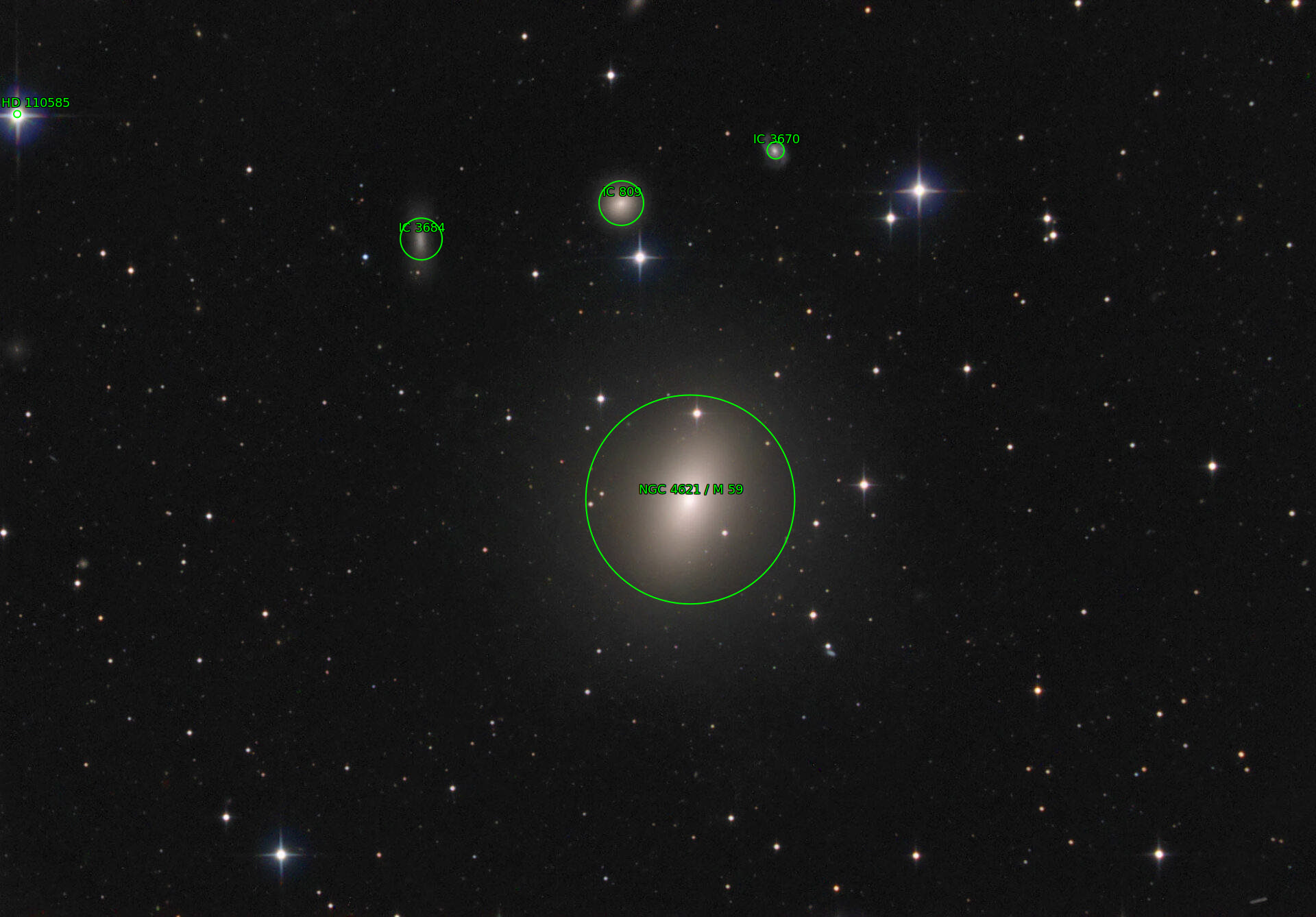 Sternkarten-Overlay (Astrometry.net)